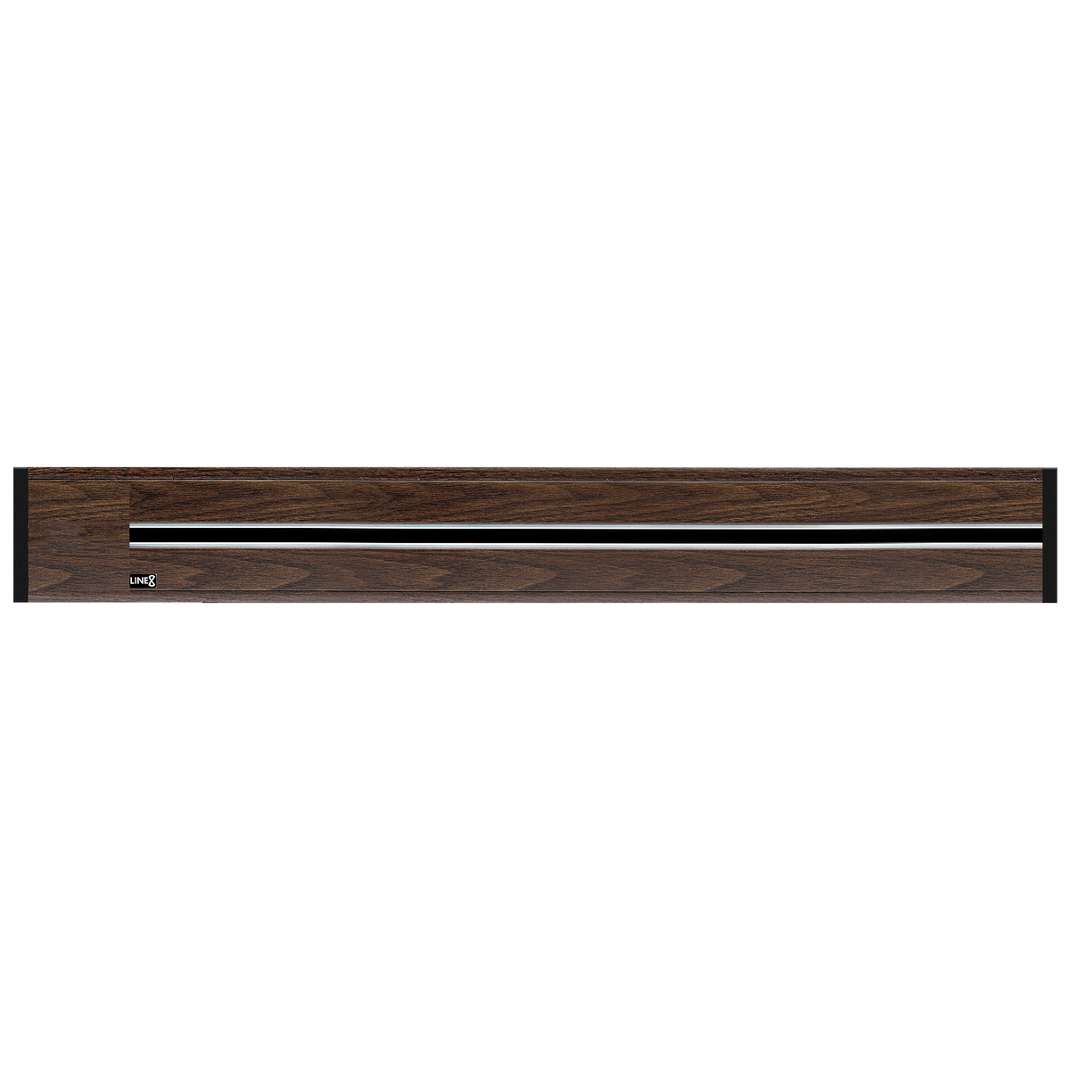 Line8 Model R Recessed Power Track  - Brazilian Rosewood Finish