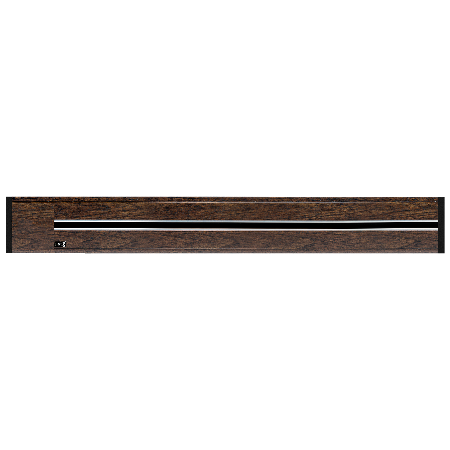 Line8 Model R Recessed Power Track  - Brazilian Rosewood Finish