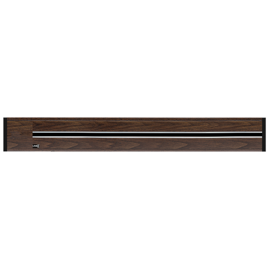 Line8 Model R Recessed Power Track  - Brazilian Rosewood Finish