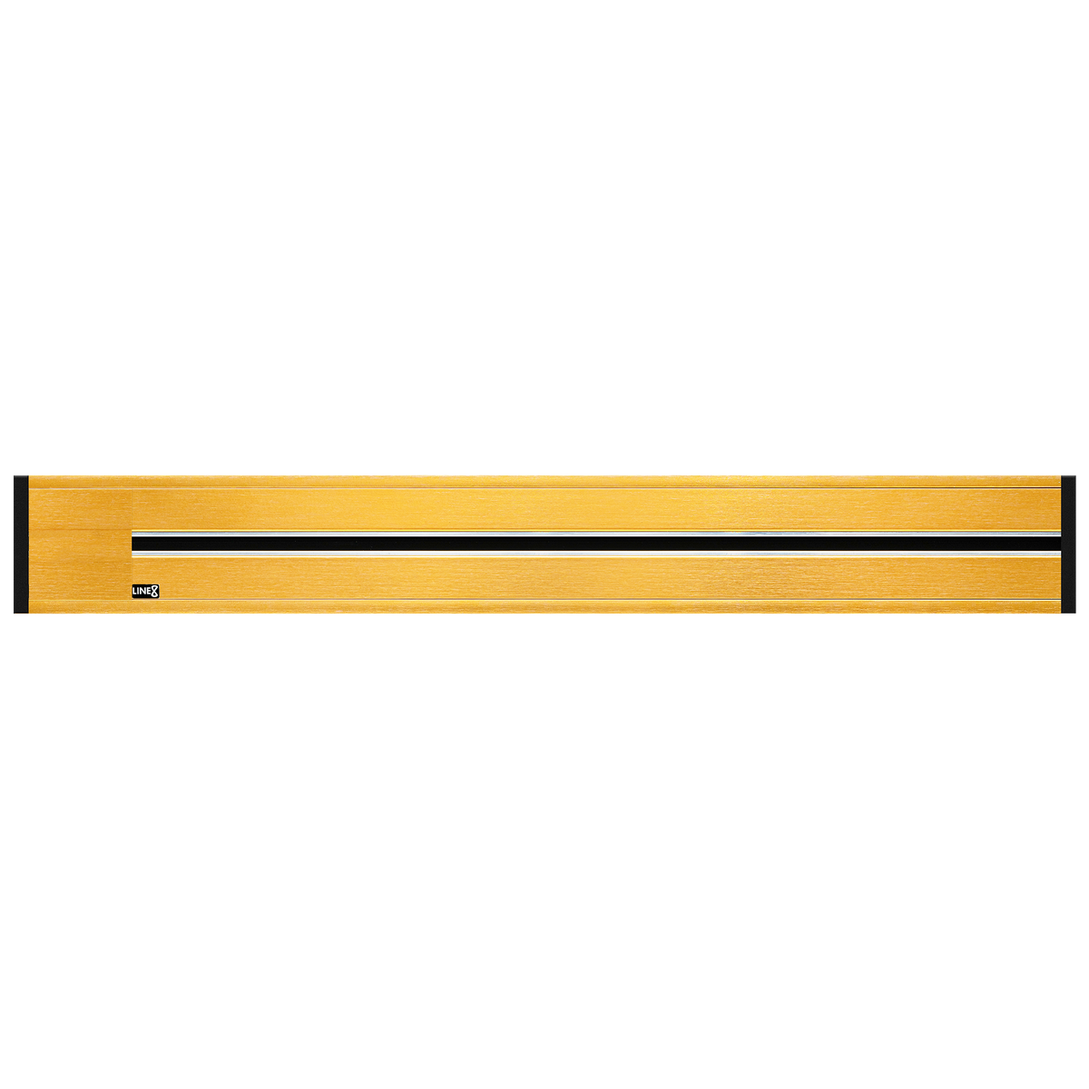 Line8 Model R Recessed Power Track - Gold Hairline Finish