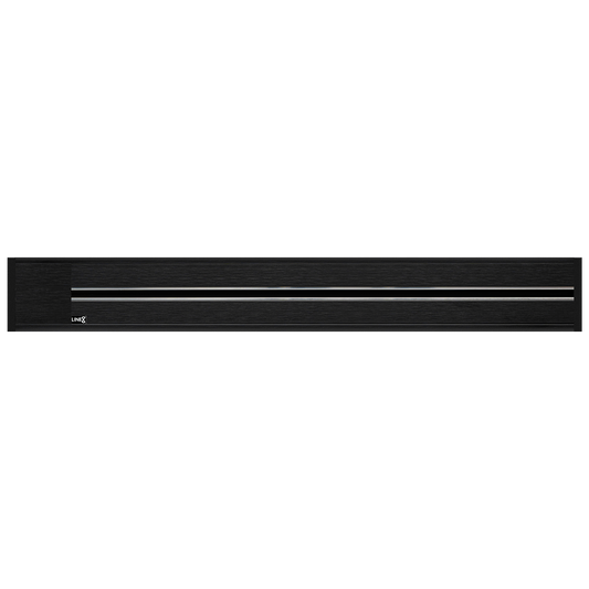 Line8 Model R Recessed Power Track  - Black Hairline Finish
