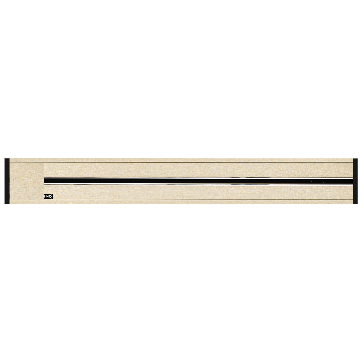 Line8 Model R Recessed Power Track  - Champagne Gold Finish