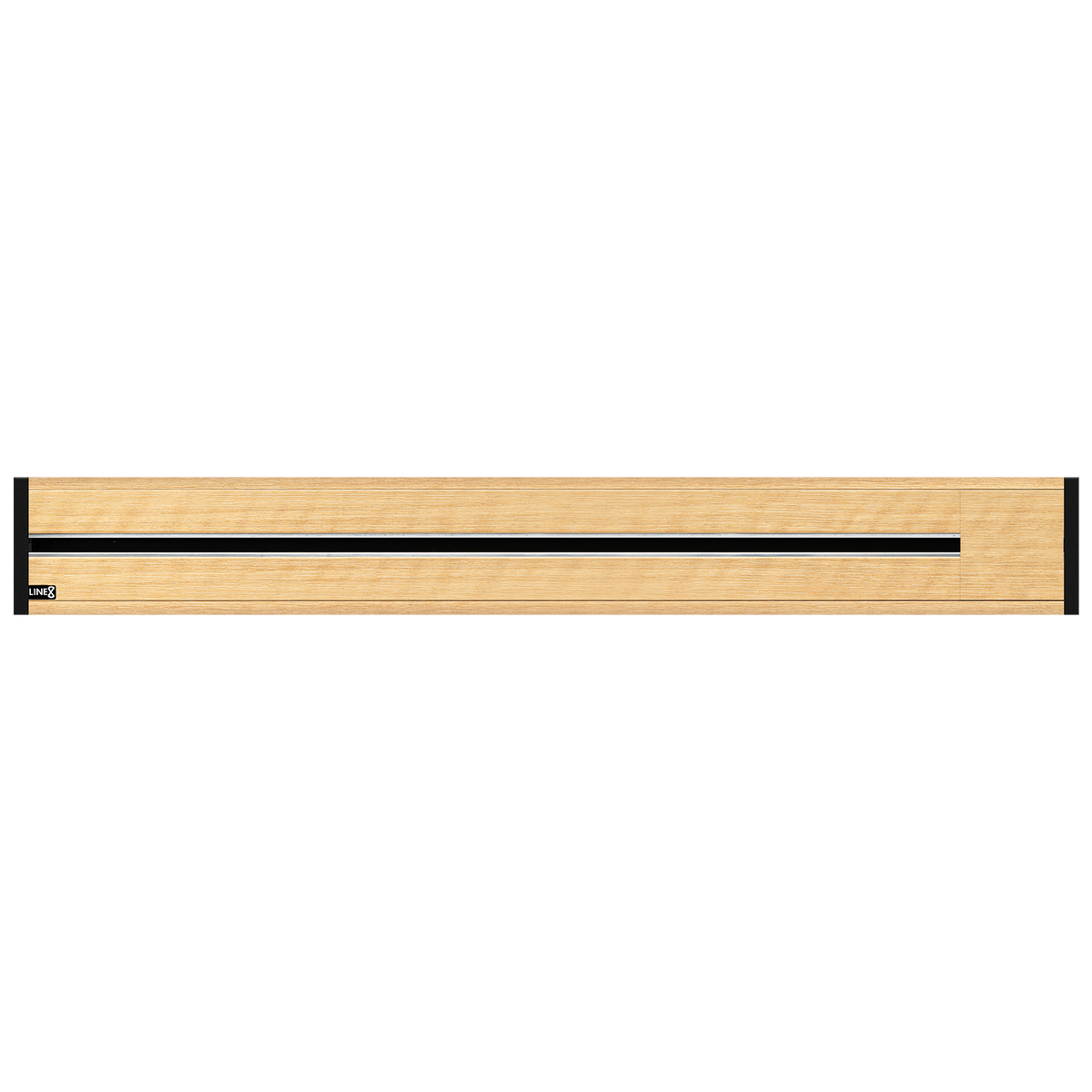 Line8 Model R Recessed Power Track - American Spruce Finish
