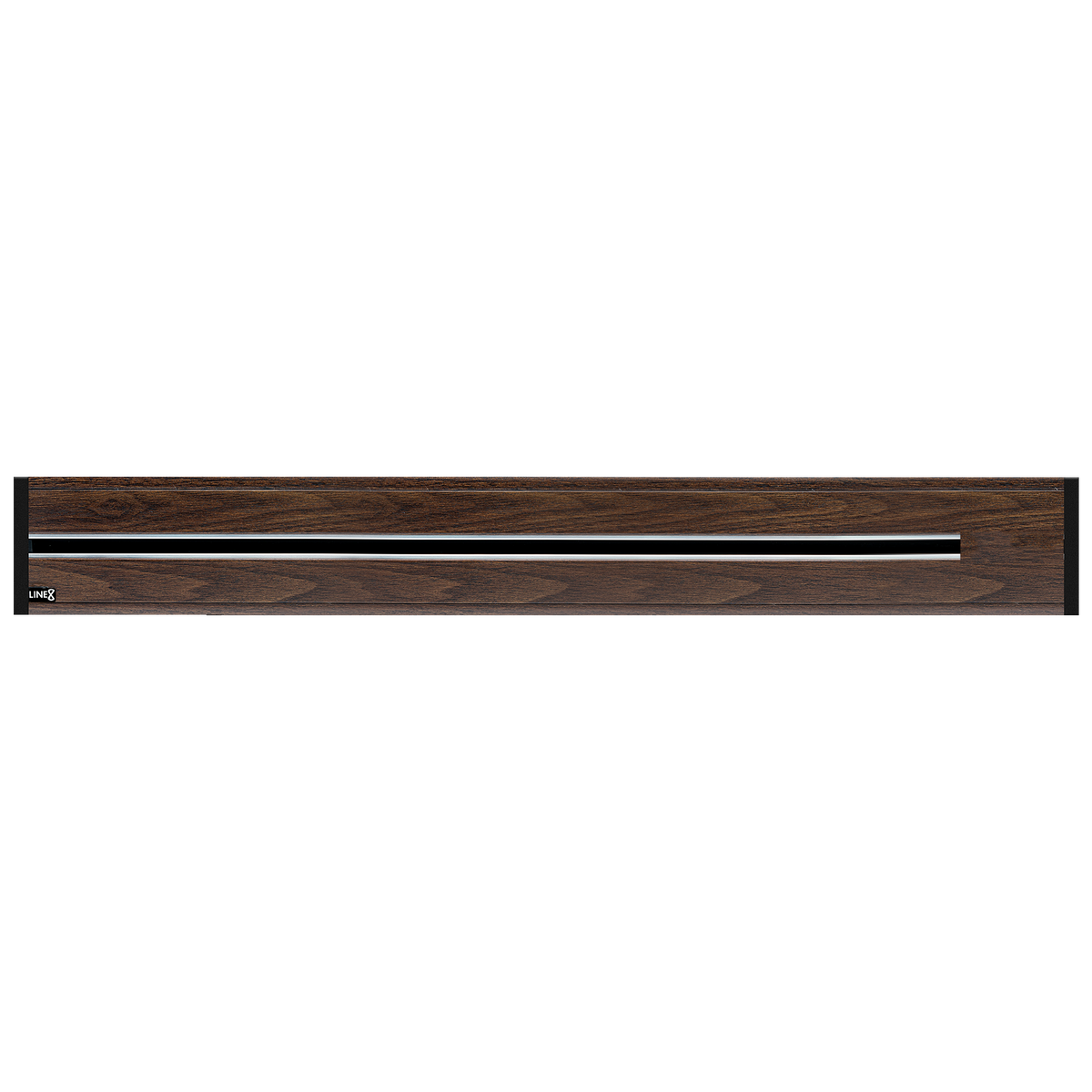 Line8 Model R Recessed Power Track  - Brazilian Rosewood Finish