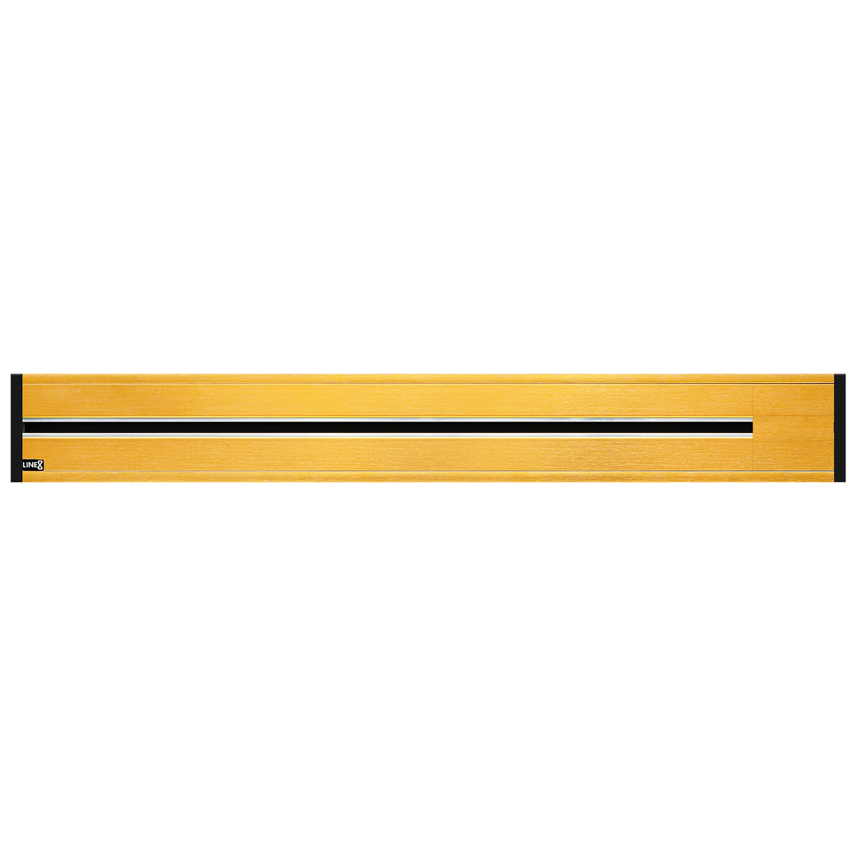 Line8 Model R Recessed Power Track - Gold Hairline Finish