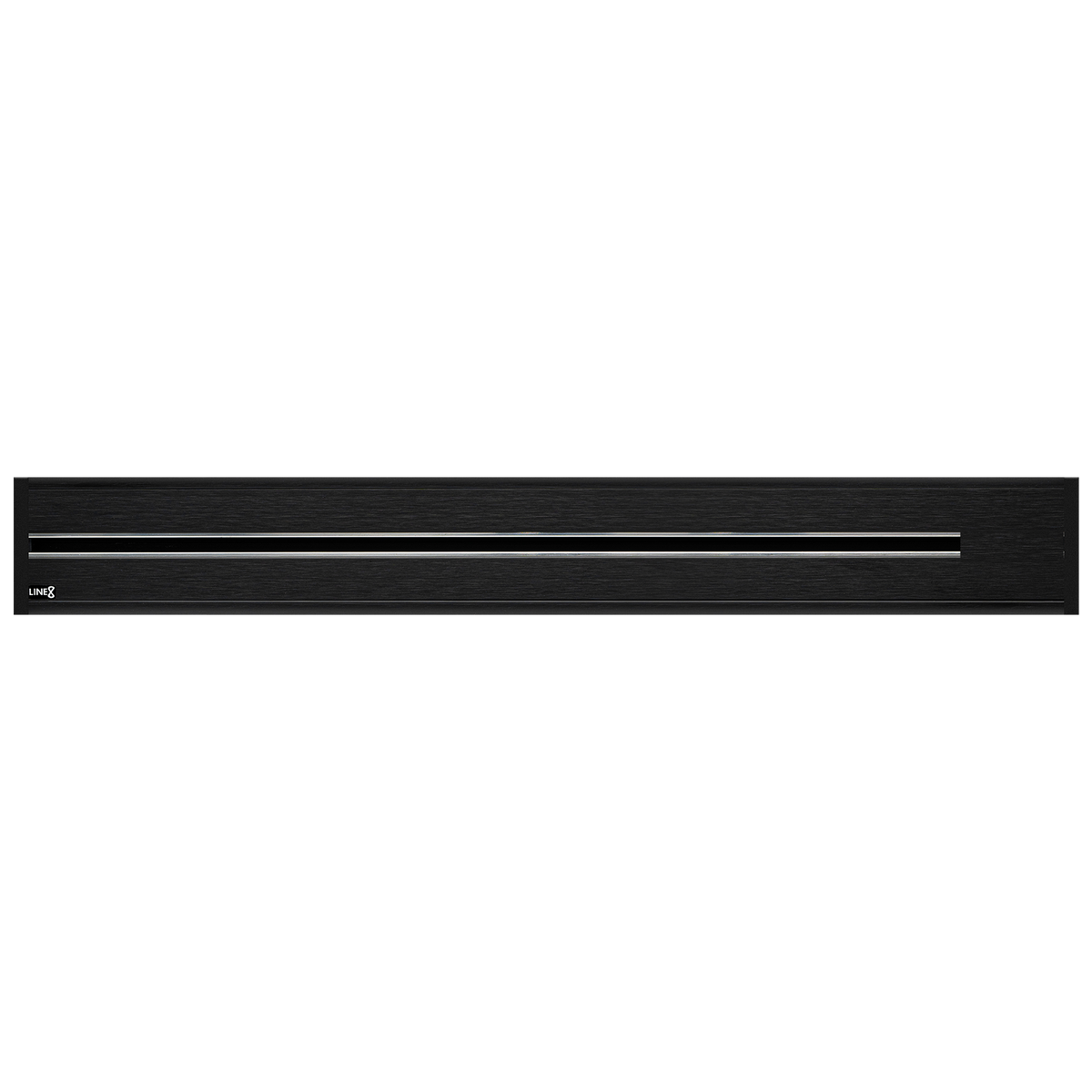 Line8 Model R Recessed Power Track  - Black Hairline Finish