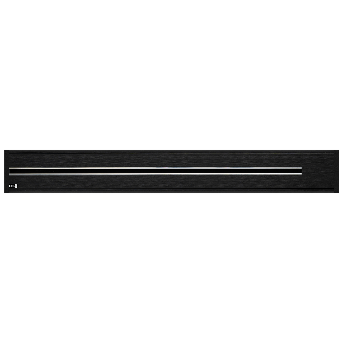 Line8 Model R Recessed Power Track  - Black Hairline Finish