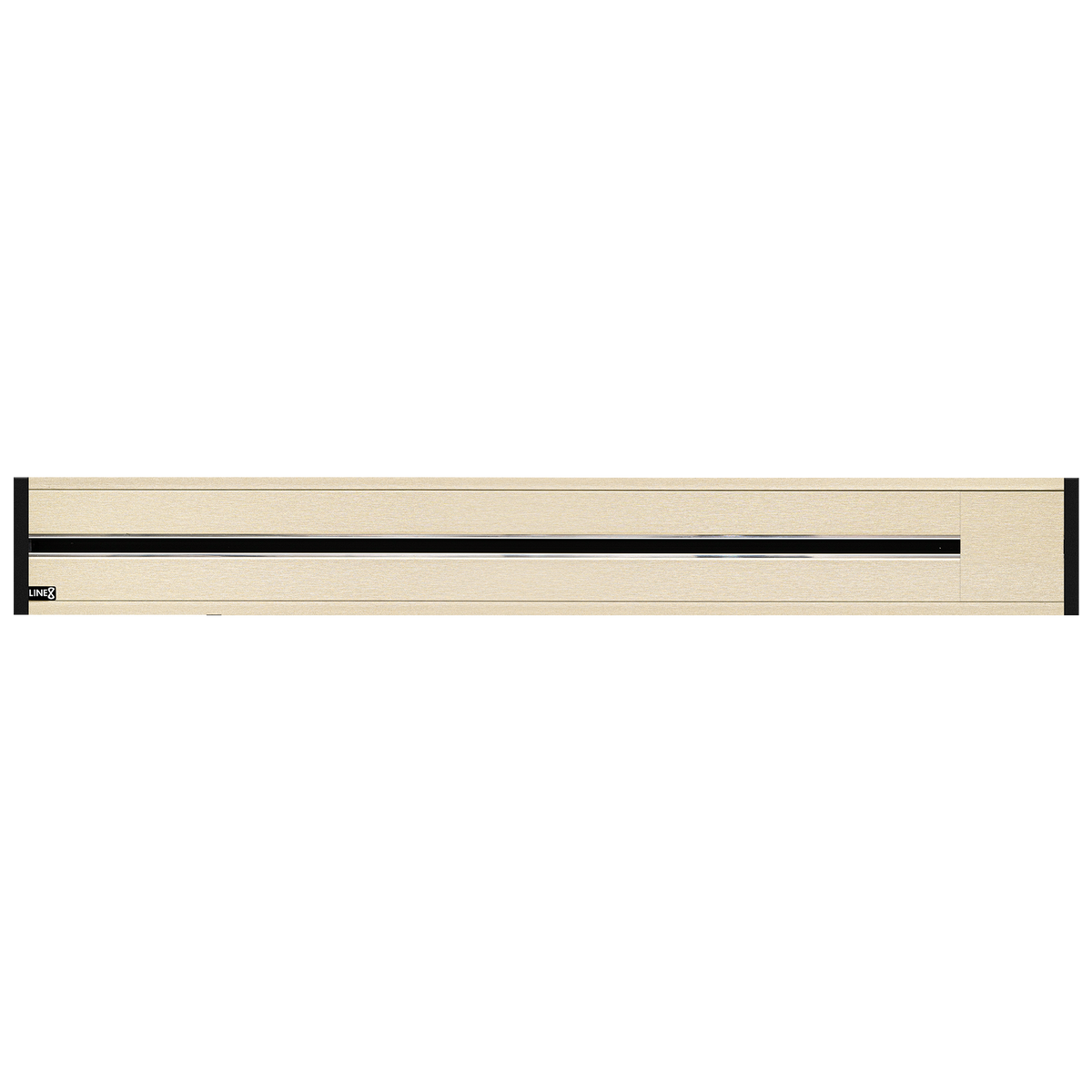 Line8 Model R Recessed Power Track  - Champagne Gold Finish