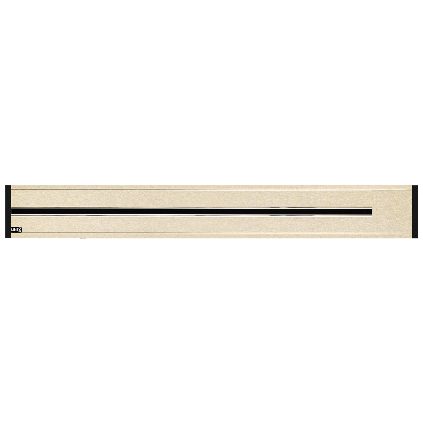 Line8 Model R Recessed Power Track  - Champagne Gold Finish