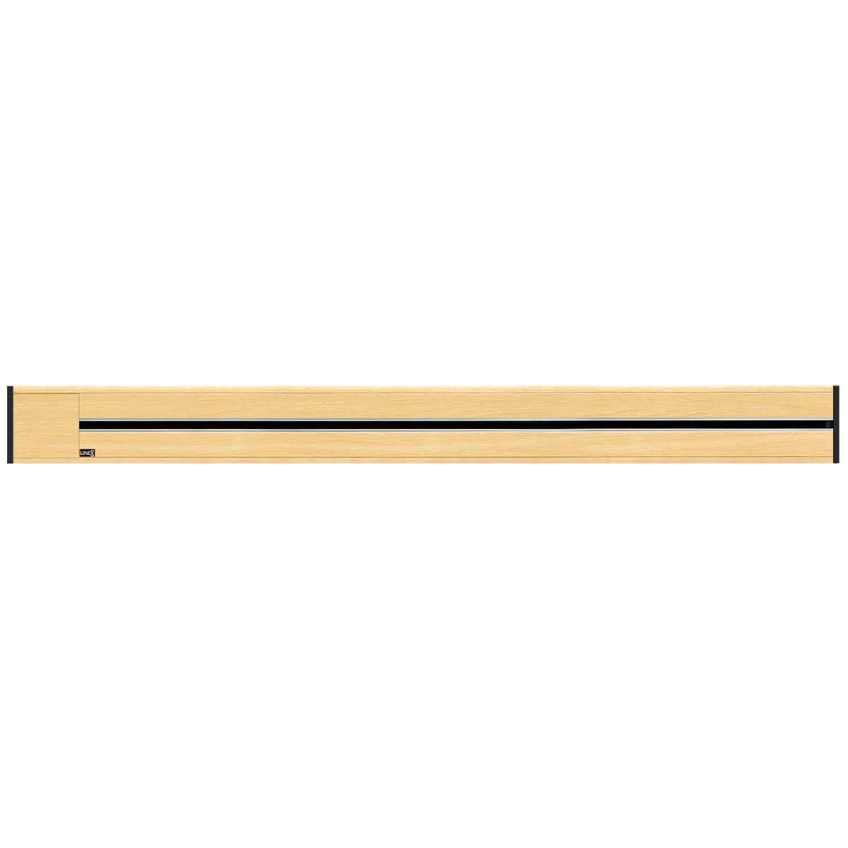 Line8 Model R Recessed Power Track - American Spruce Finish
