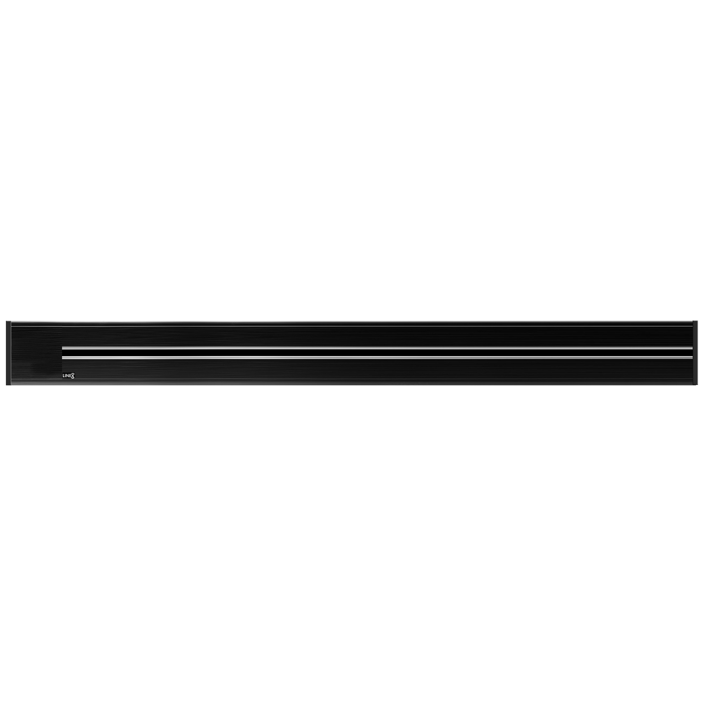 Line8 Model R Recessed Power Track  - Black Hairline Finish