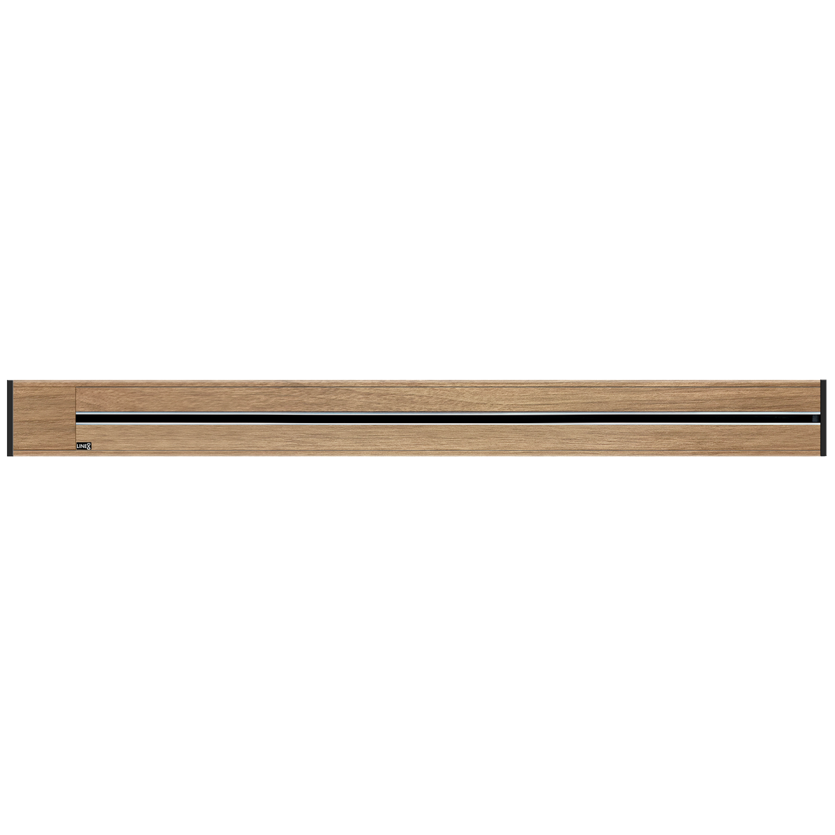 Line8 Model R Recessed Power Track - Burmese Teak Finish