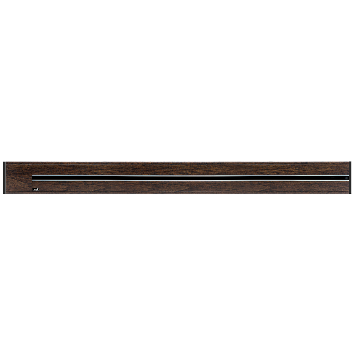 Line8 Model R Recessed Power Track  - Brazilian Rosewood Finish