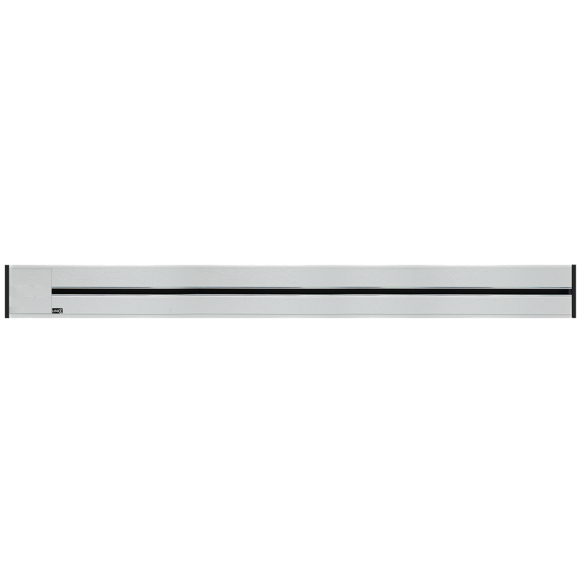 Line8 Model R Recessed Power Track  - Silver Hairline Finish