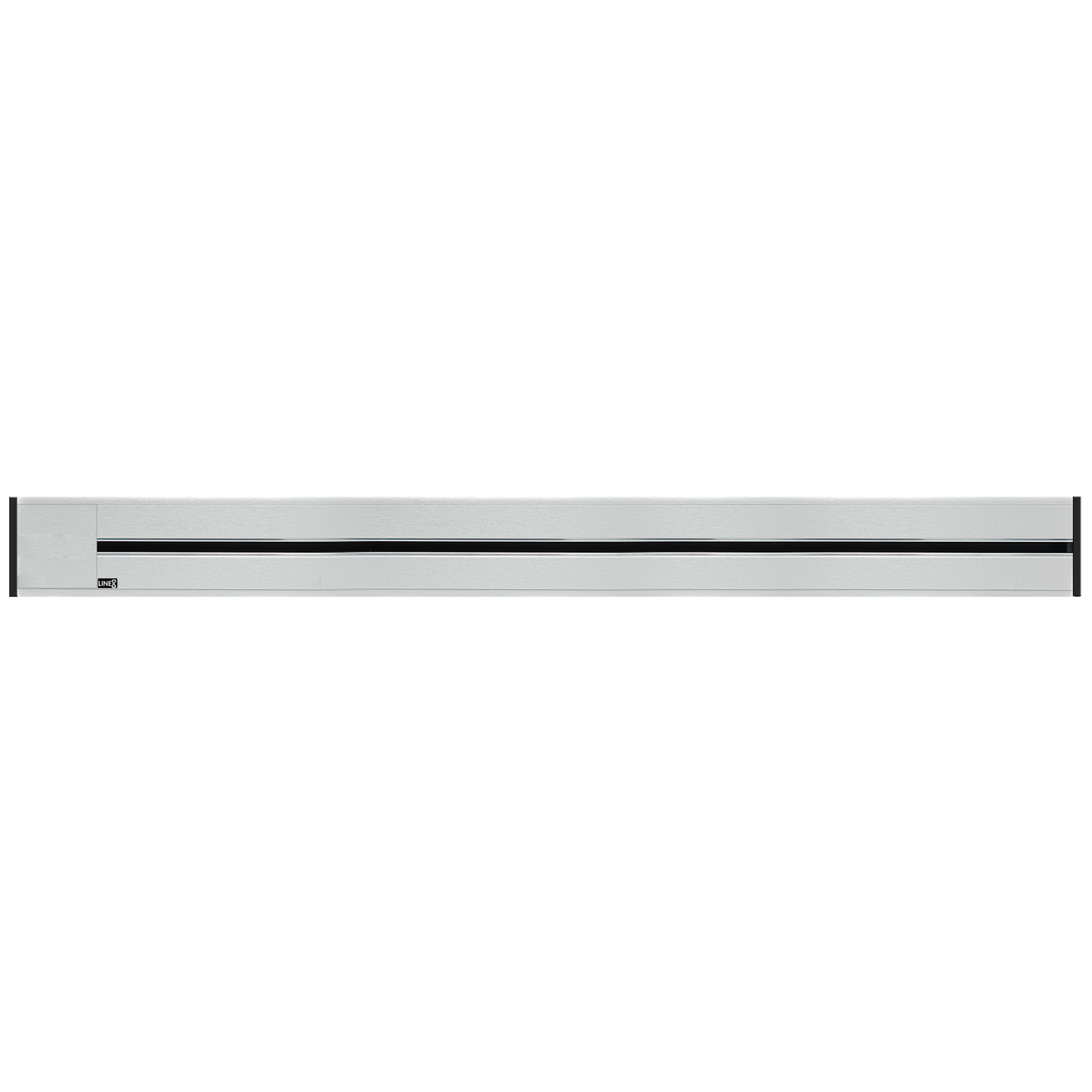 Line8 Model R Recessed Power Track  - Silver Hairline Finish