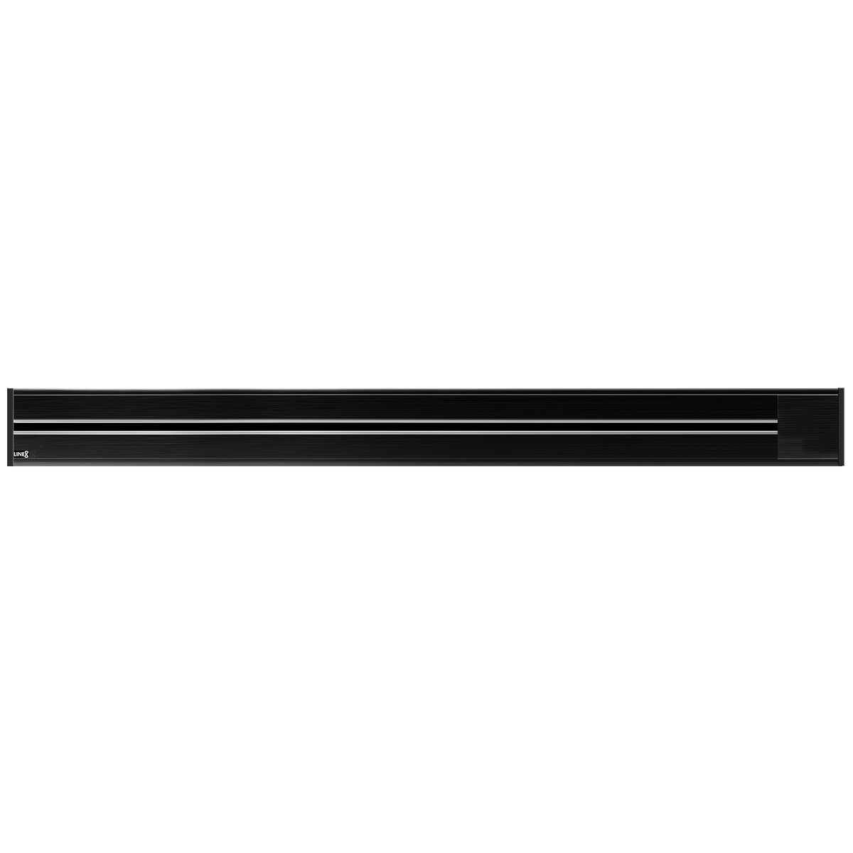 Line8 Model R Recessed Power Track  - Black Hairline Finish