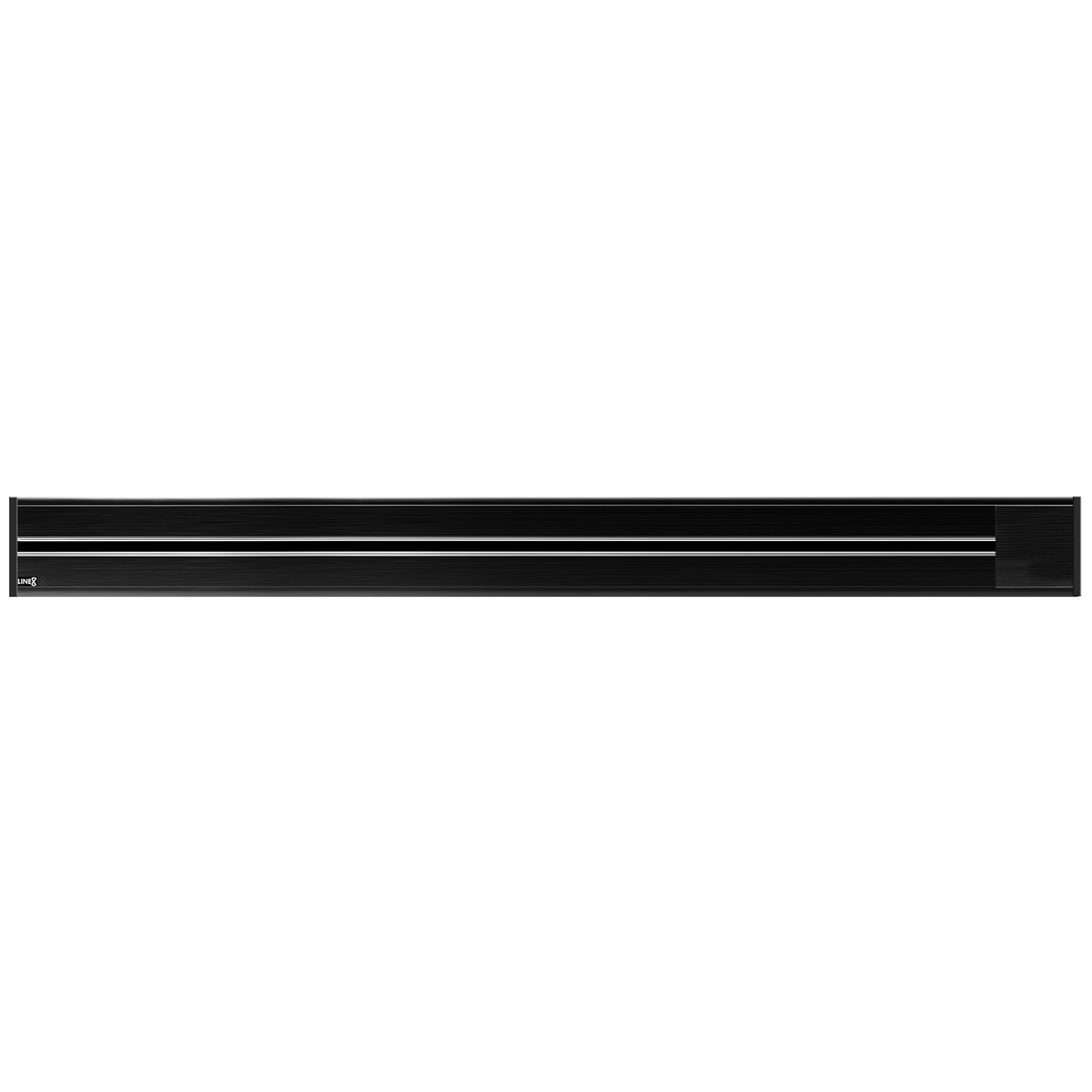 Line8 Model R Recessed Power Track  - Black Hairline Finish