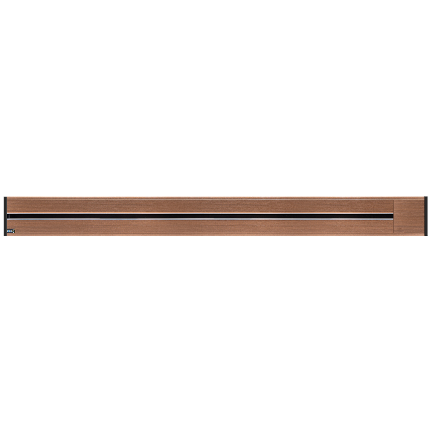 Line8 Model R Recessed Power Track - Rose Gold Finish