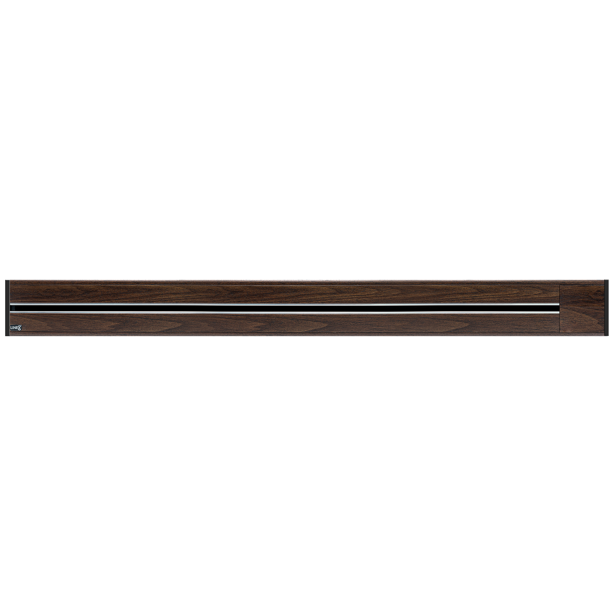 Line8 Model R Recessed Power Track  - Brazilian Rosewood Finish