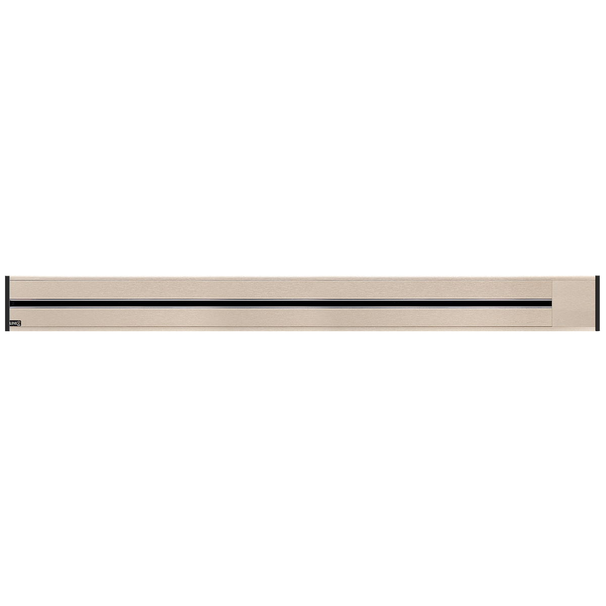 Line8 Model R Recessed Power Track  - Champagne Gold Finish