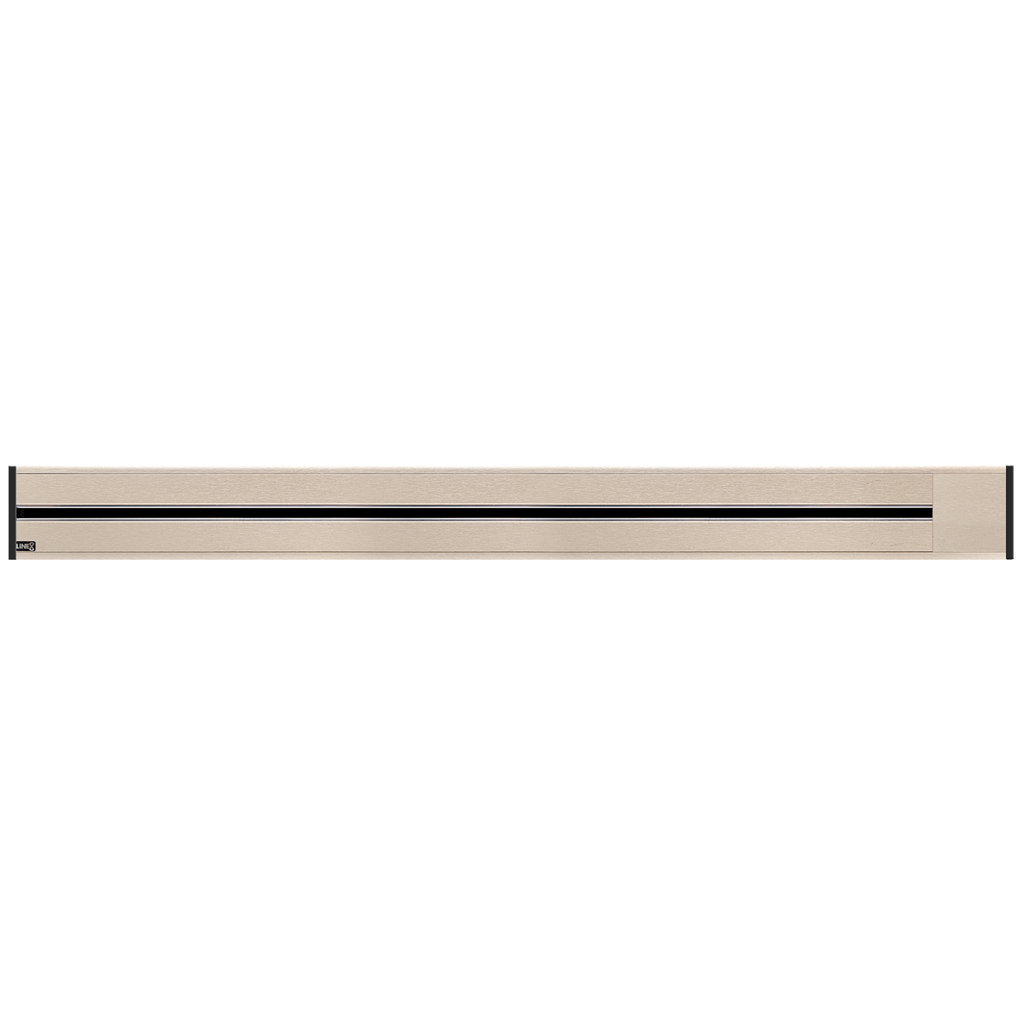 Line8 Model R Recessed Power Track  - Champagne Gold Finish