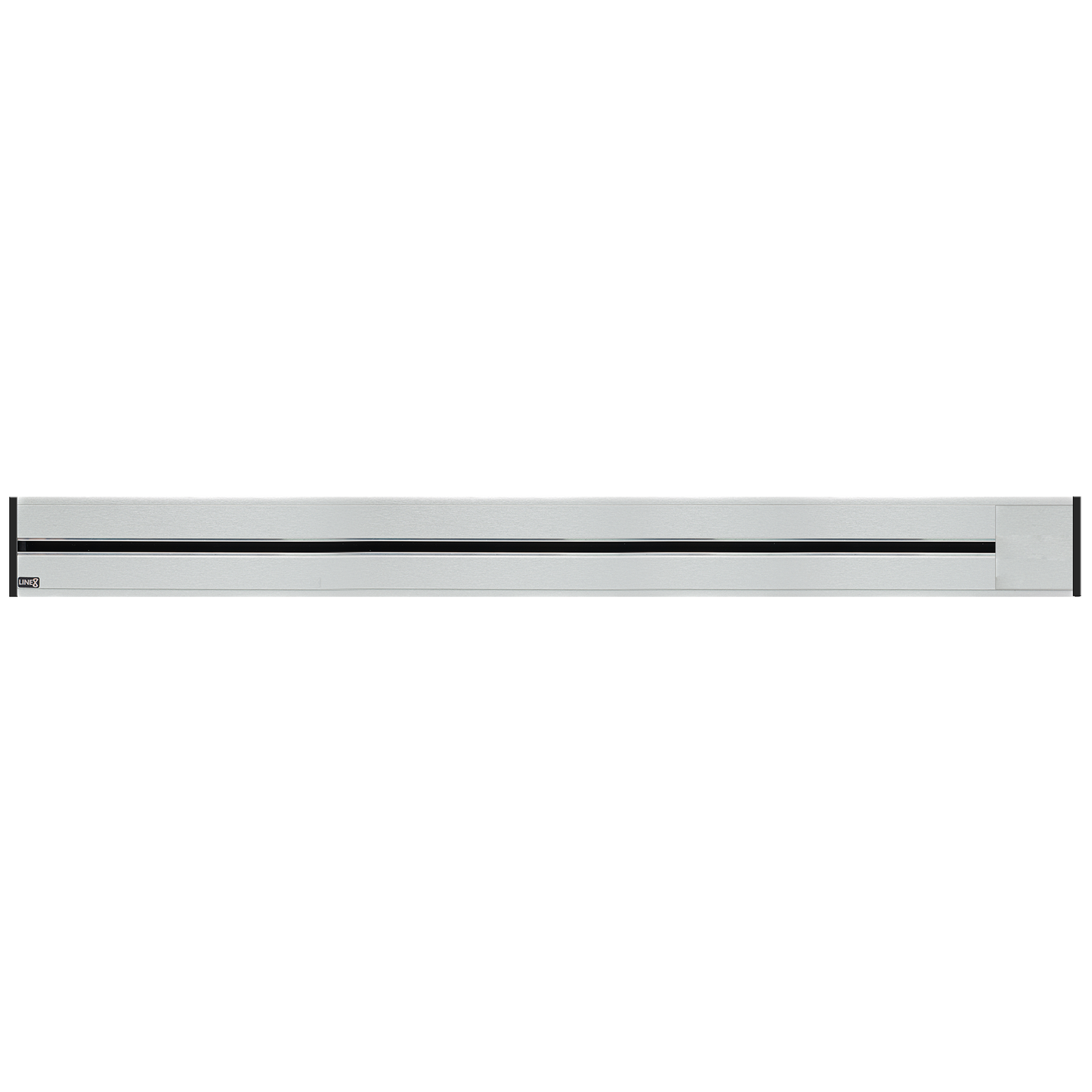 Line8 Model R Recessed Power Track  - Silver Hairline Finish