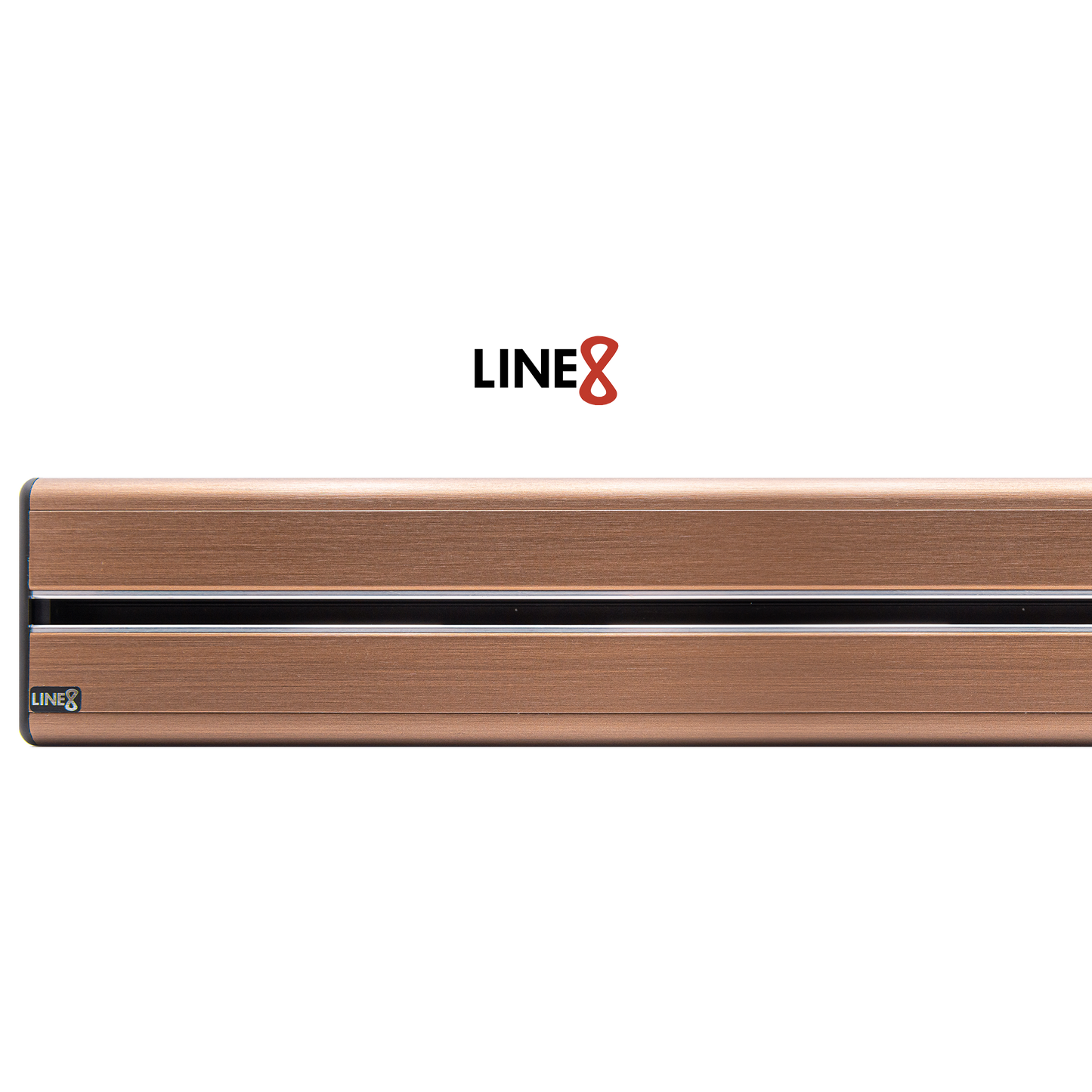 Line8 Model SL Surface Light Power Track - Rose Gold Finish