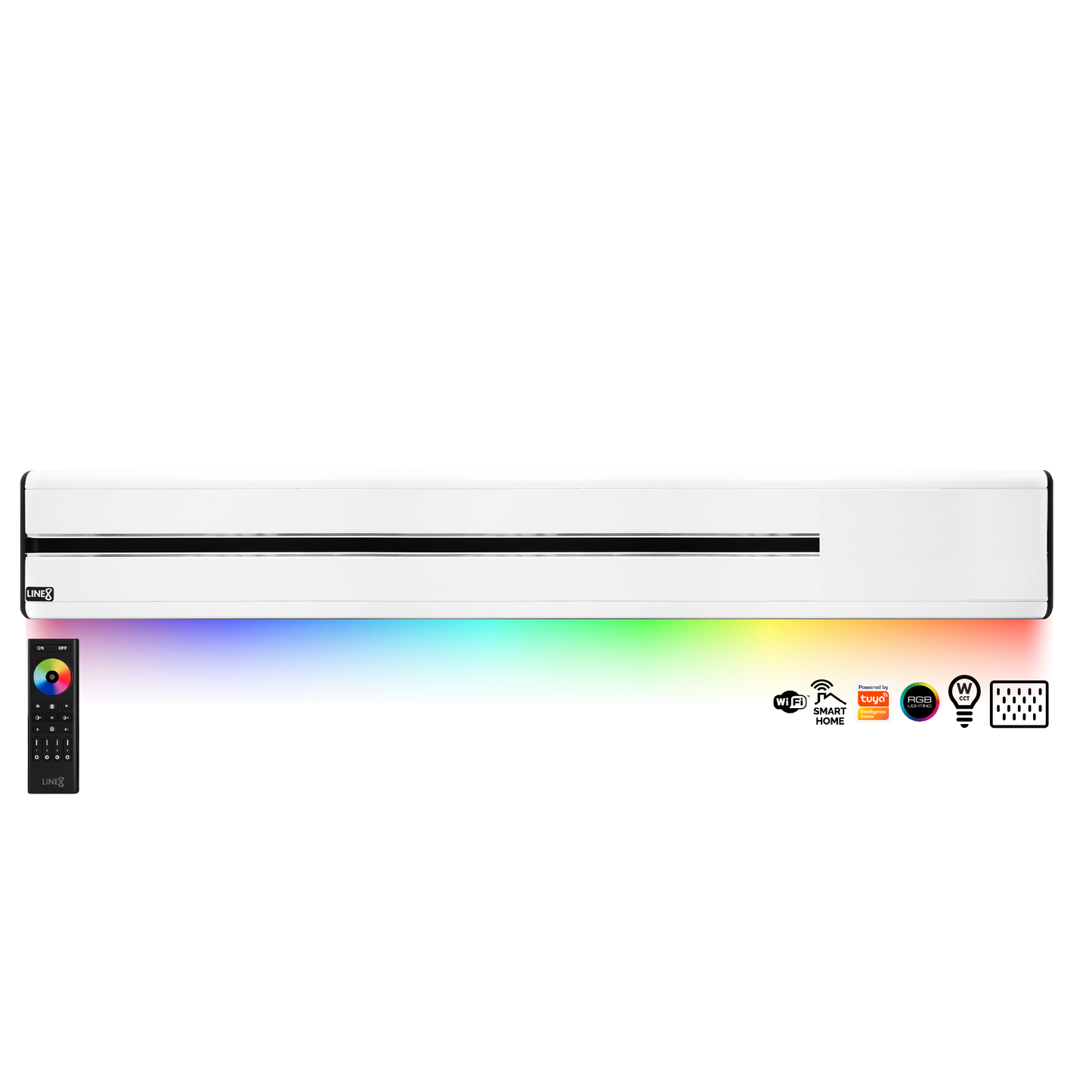 Line8 Model SL Surface Light Power Track - Pearl White Finish