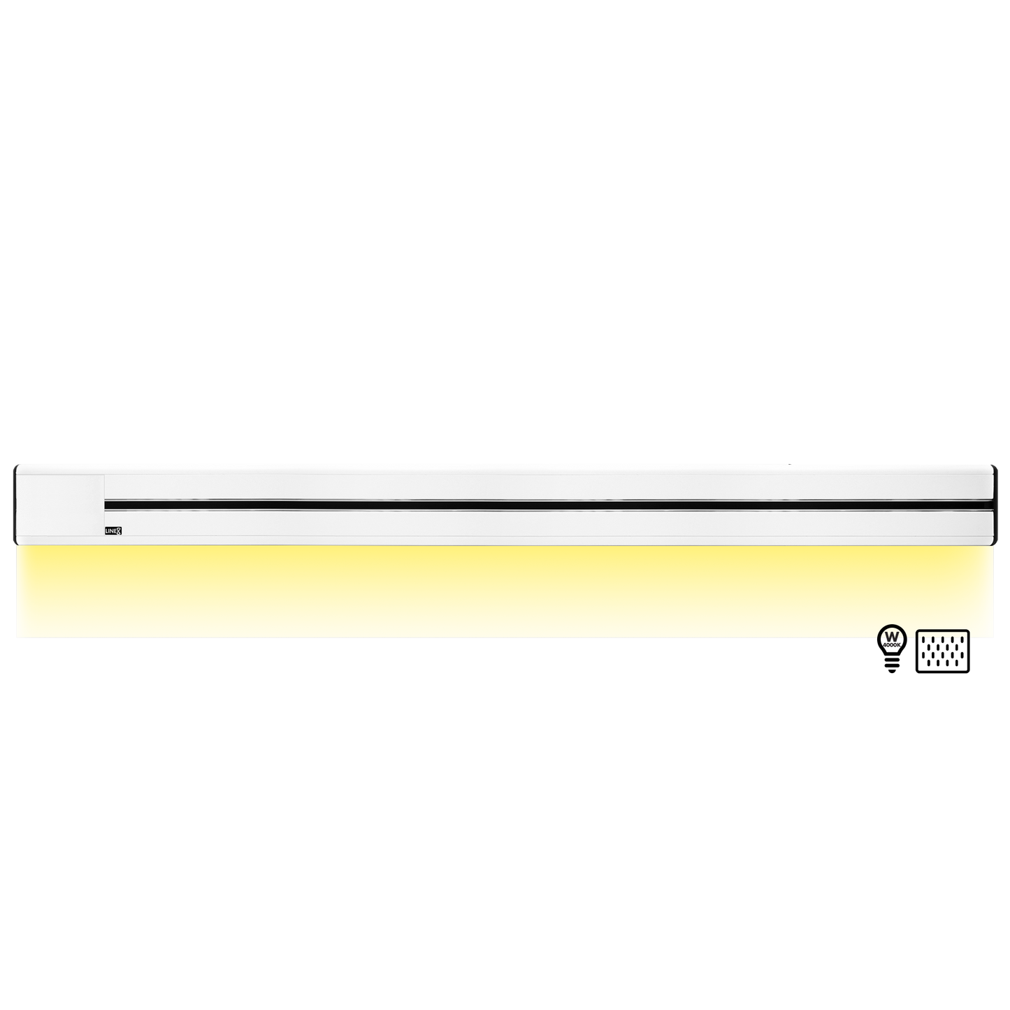 Line8 Model SL Surface Light Power Track - Pearl White Finish