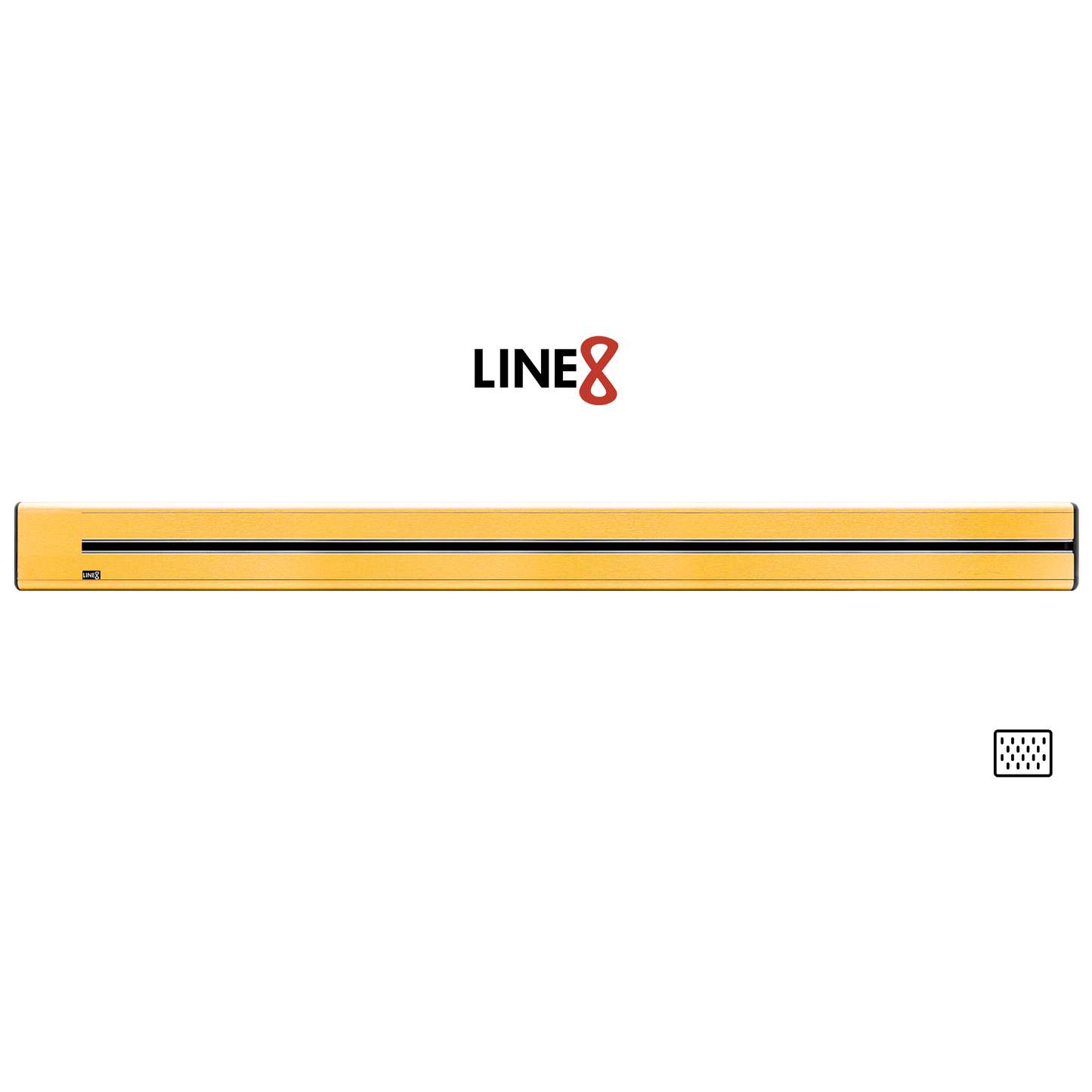 Line8 Model SL Surface Light Power Track - Gold Hairline Finish