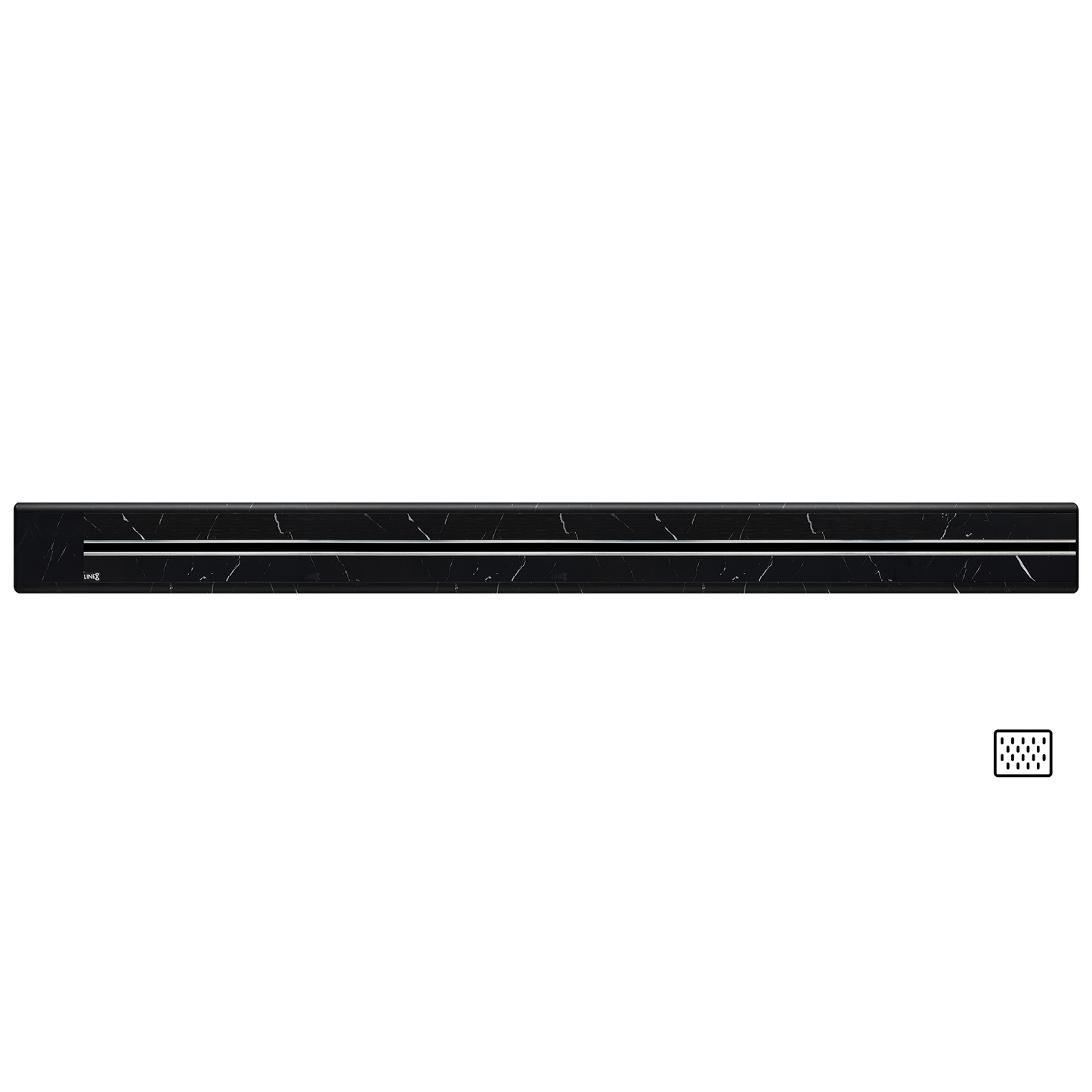 Line8 Model SL Surface Light Power Track - Spanish Black Marble Finish
