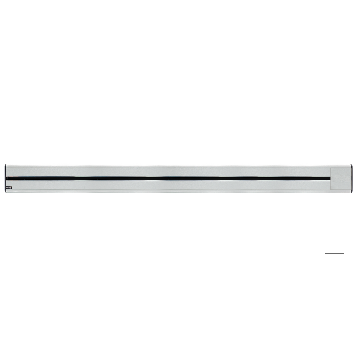 Line8 Model SL Surface Light Power Track - Silver Hairline Finish