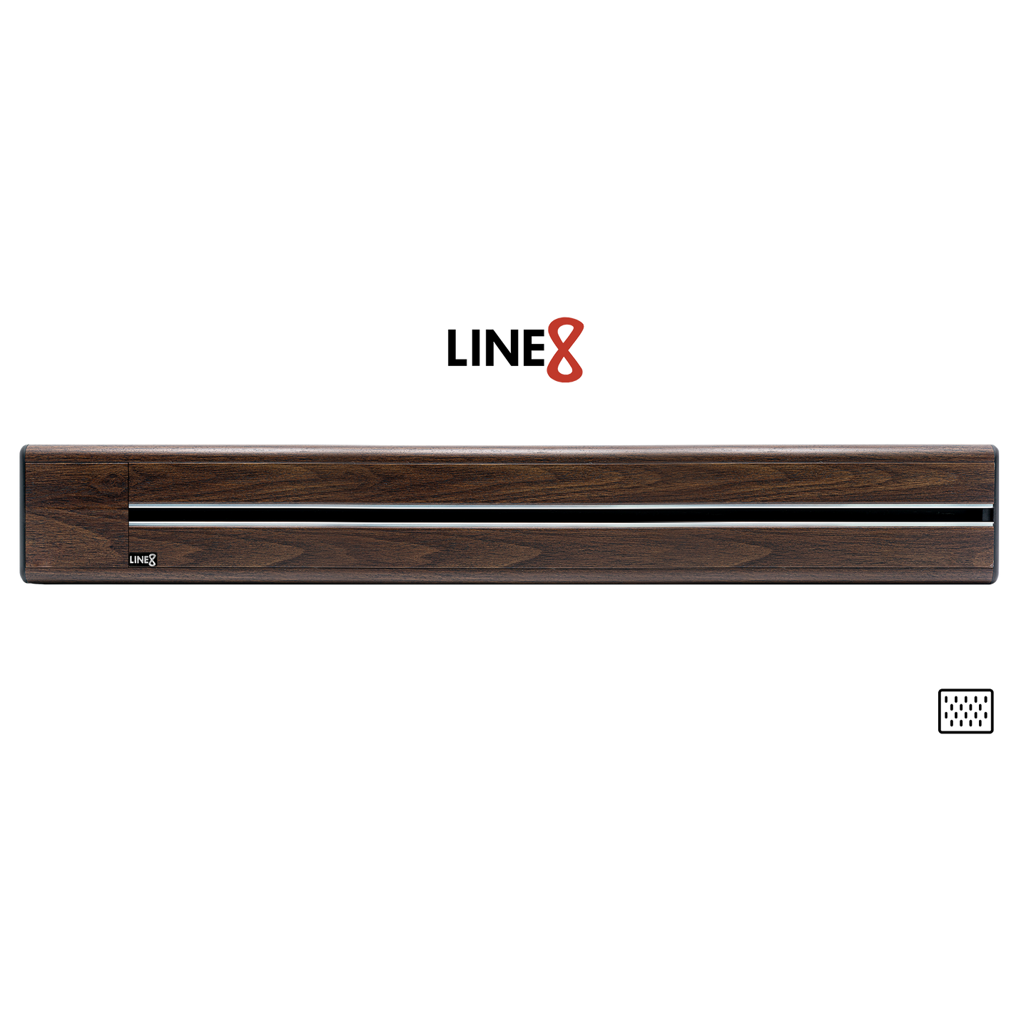 Line8 Model SL Surface Light Power Track - Brazilian Rosewood Finish