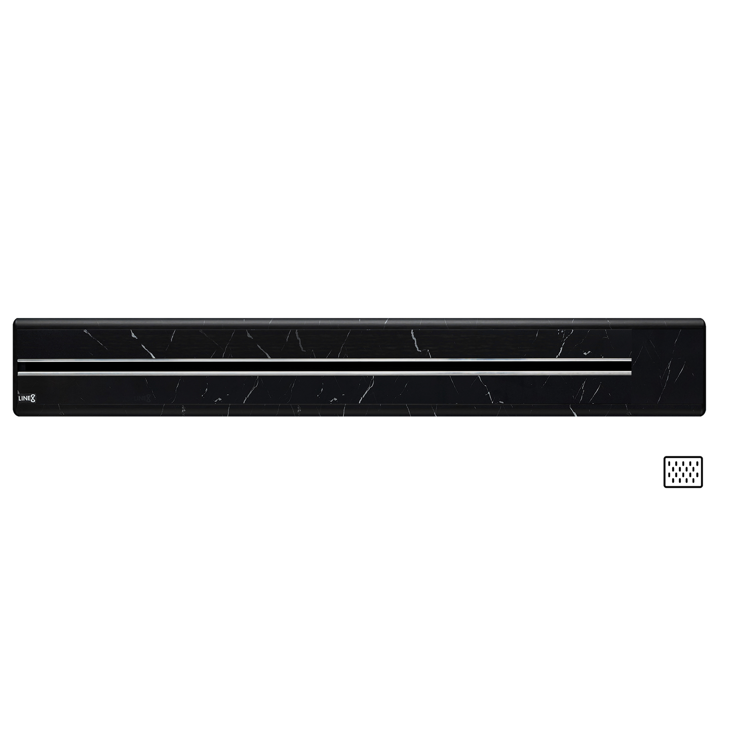 Line8 Model SL Surface Light Power Track - Spanish Black Marble Finish