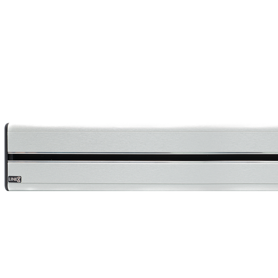 Line8 Model SL Surface Light Power Track - Silver Hairline Finish
