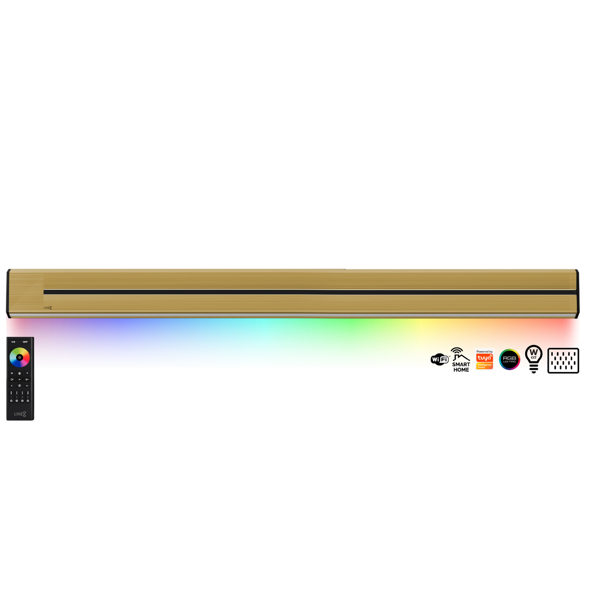 Line8 Model TL Triangle Power Track - Gold Hairline