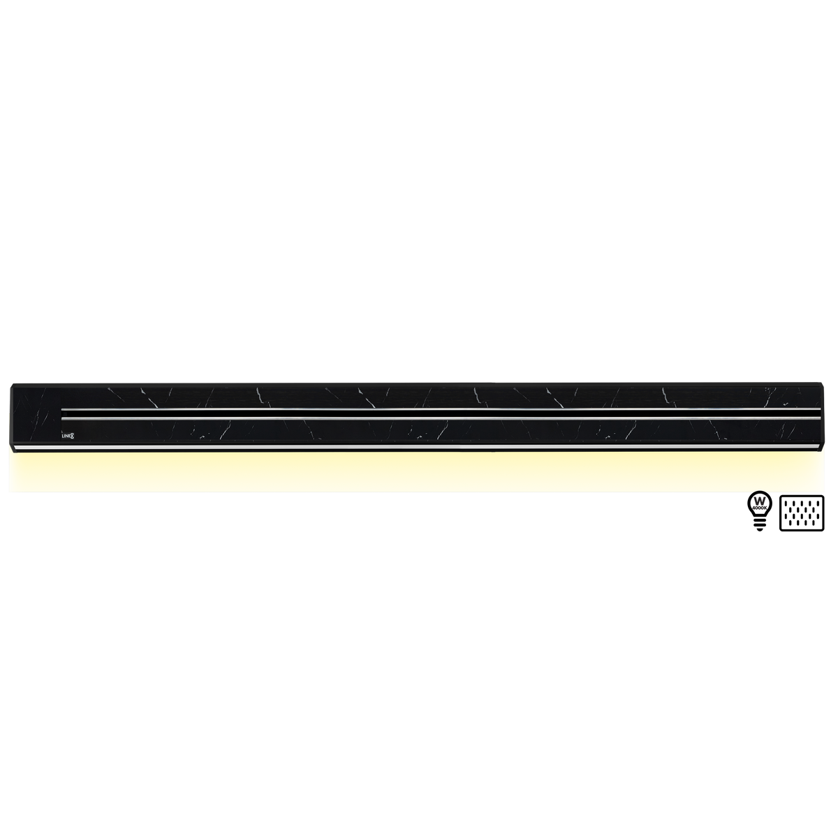 Line8 Model TL Triangle Power Track - Spanish Black Marble