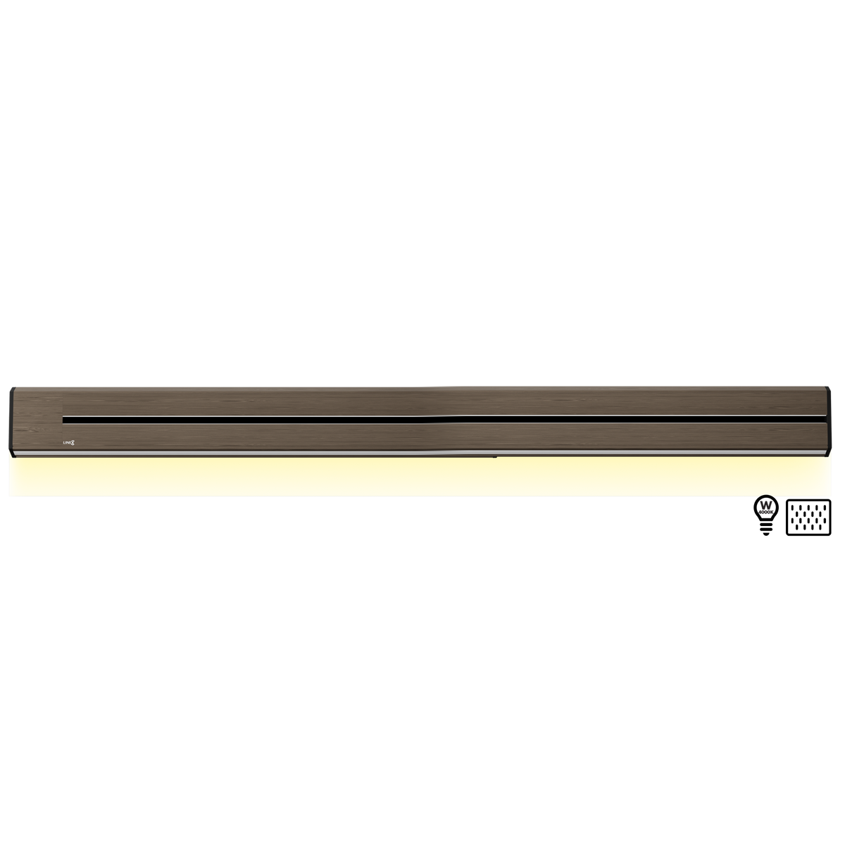 Line8 Model TL Triangle Power Track - Burmese Teak