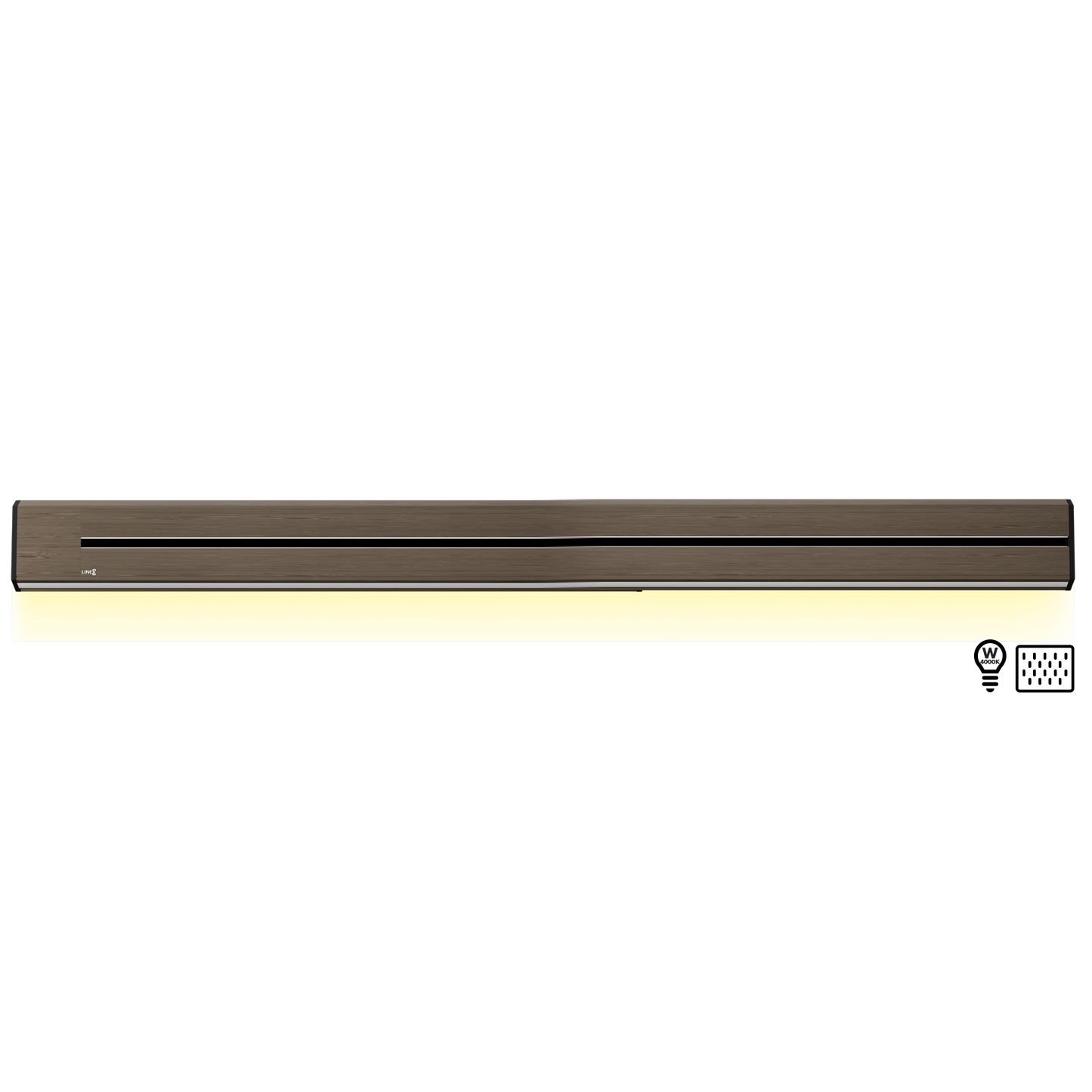 Line8 Model TL Triangle Power Track - Burmese Teak