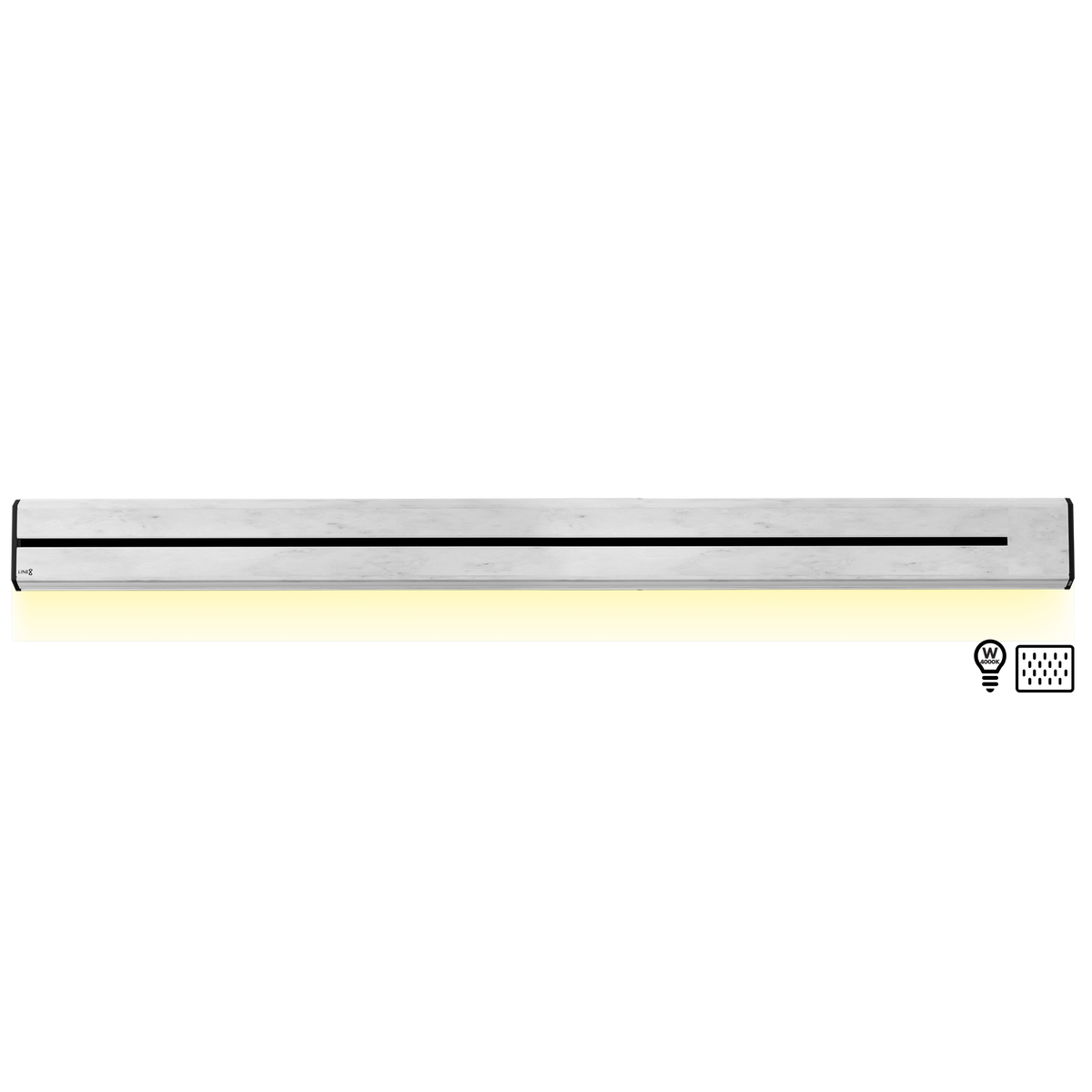 Line8 Model TL Triangle Power Track - Indian White Marble