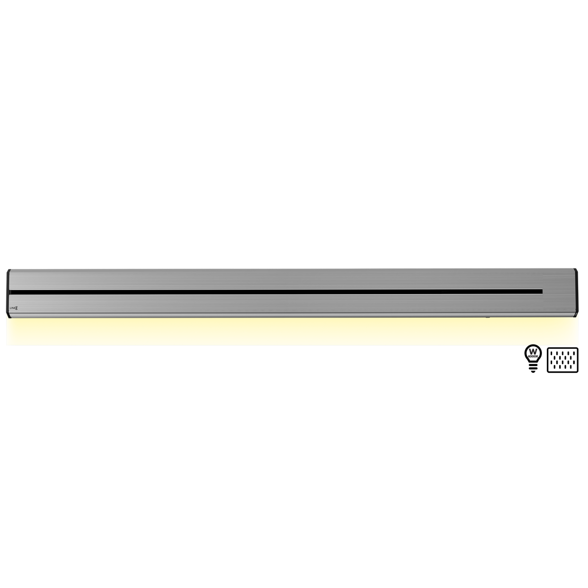 Line8 Model TL Triangle Power Track - Silver Hairline