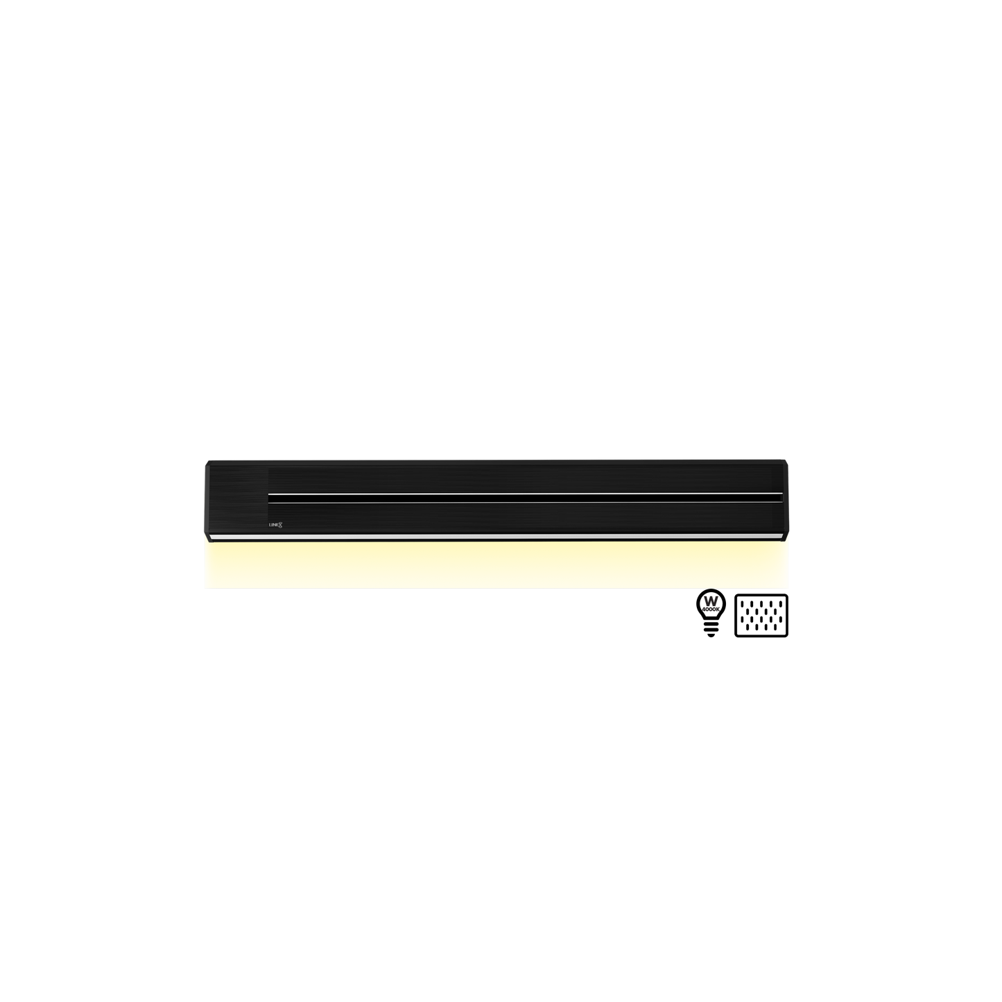 Line8 Model TL Triangle Power Track - Black Hairline