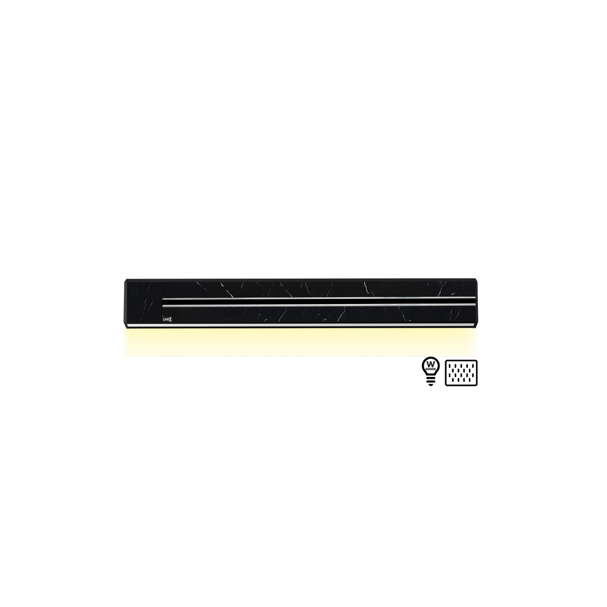 Line8 Model TL Triangle Power Track - Spanish Black Marble