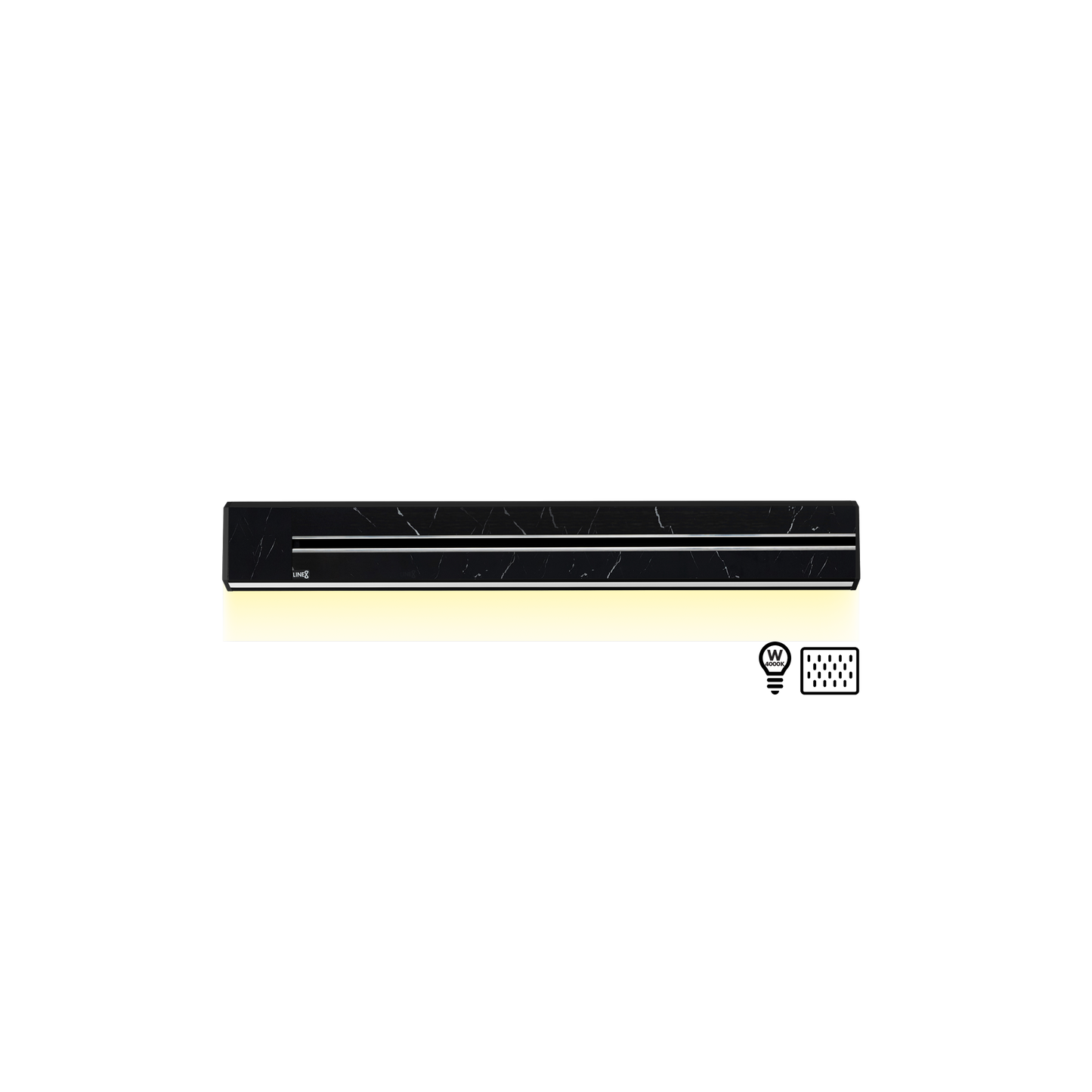 Line8 Model TL Triangle Power Track - Spanish Black Marble