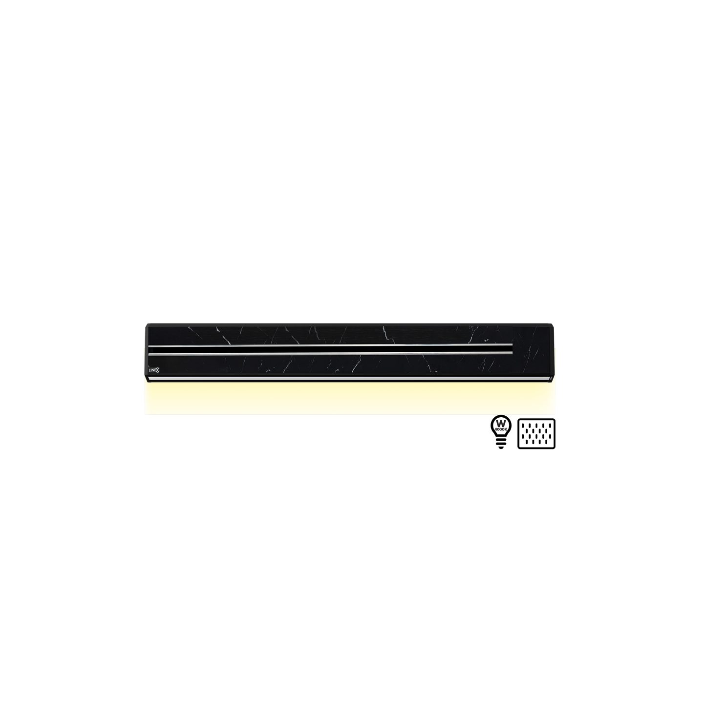 Line8 Model TL Triangle Power Track - Spanish Black Marble