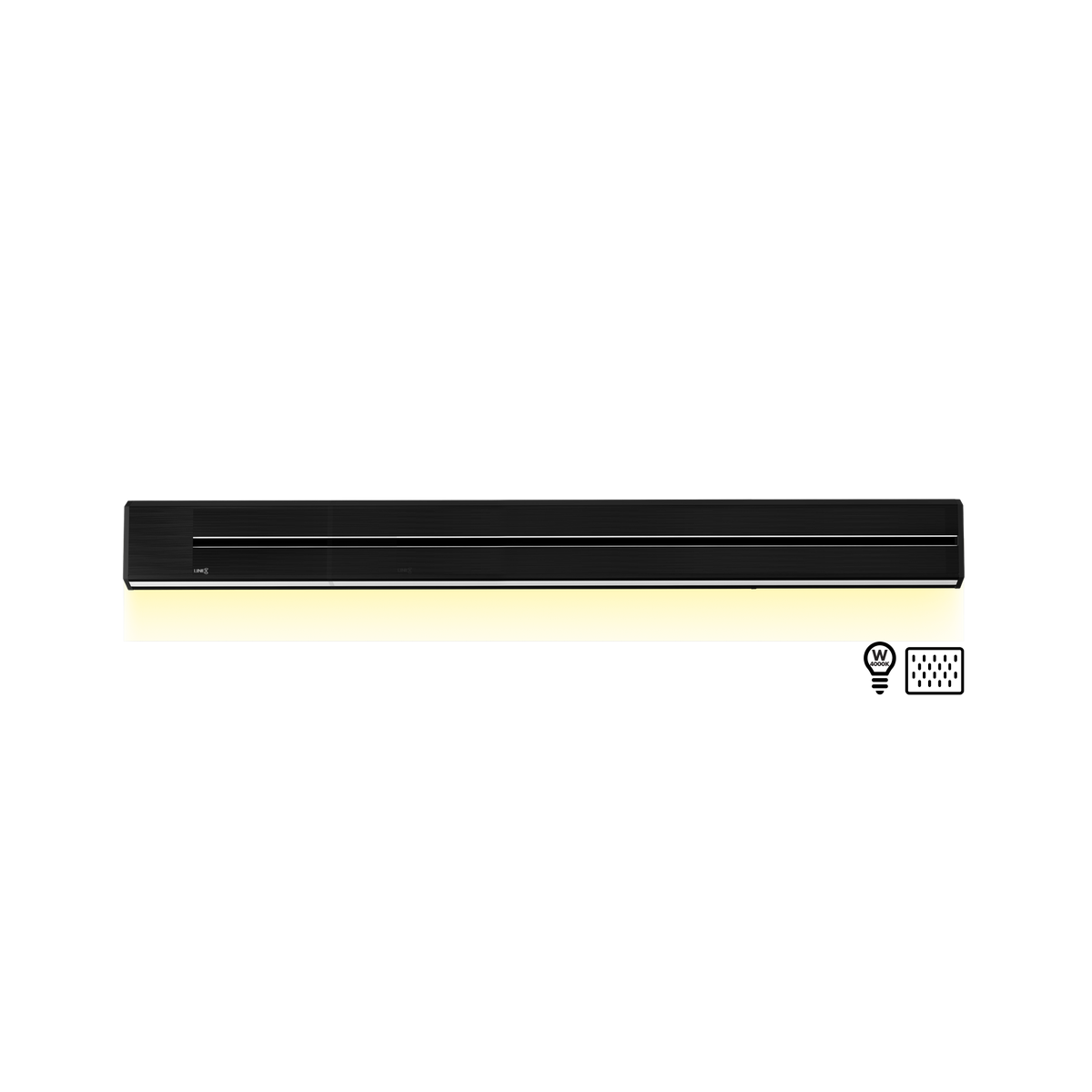 Line8 Model TL Triangle Power Track - Black Hairline