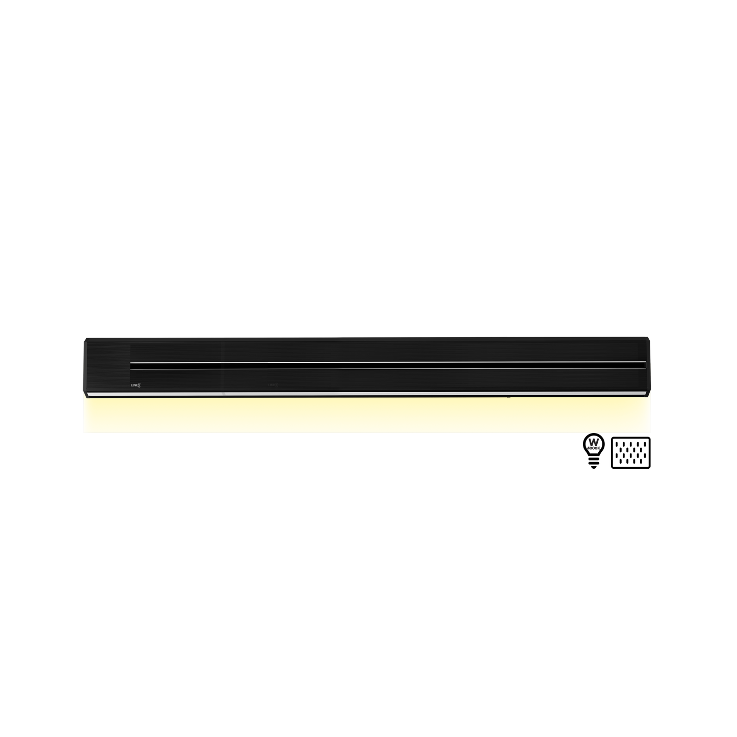 Line8 Model TL Triangle Power Track - Black Hairline