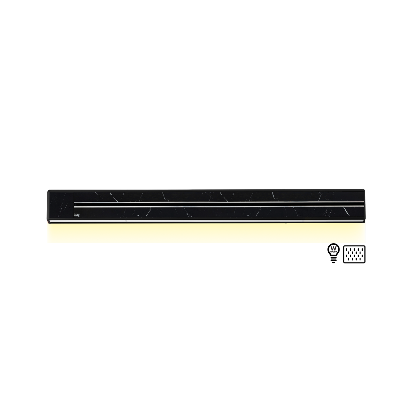 Line8 Model TL Triangle Power Track - Spanish Black Marble