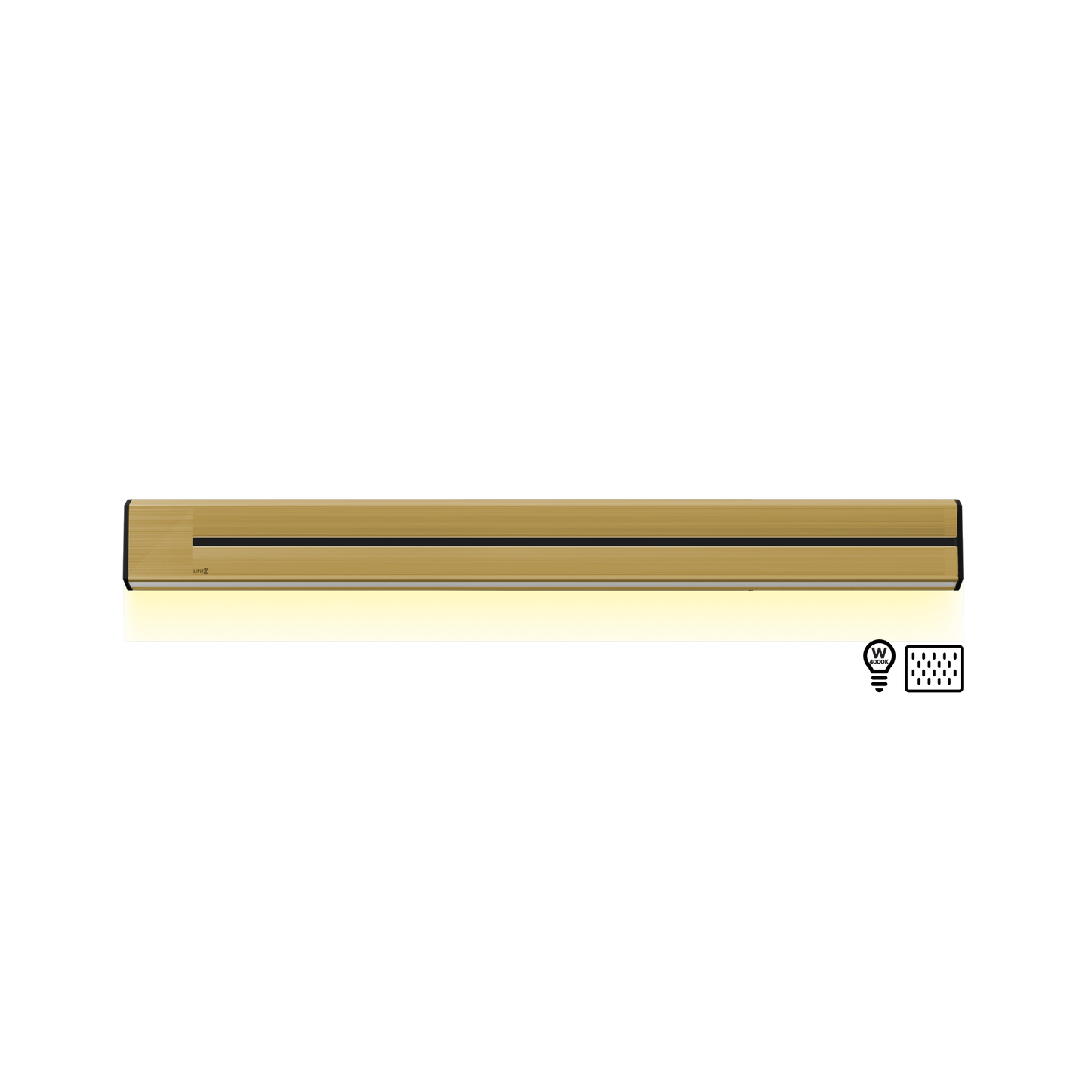 Line8 Model TL Triangle Power Track - Gold Hairline