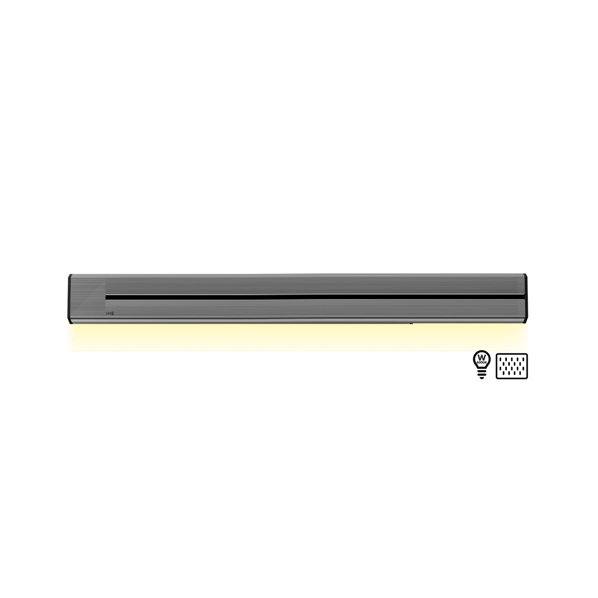 Line8 Model TL Triangle Power Track - Silver Hairline
